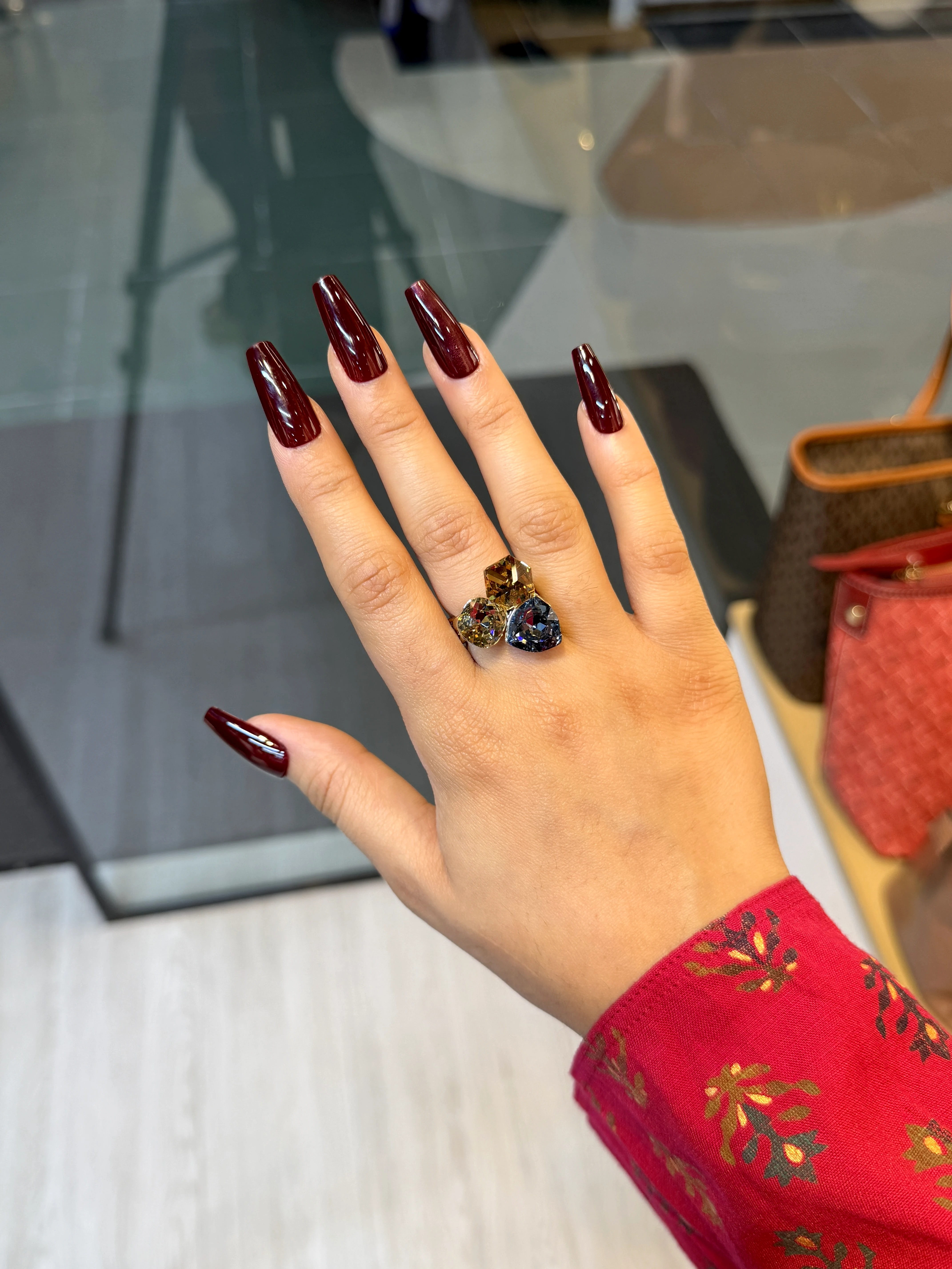 Exclusive Adjustable Ring- 3121318K991 (Multi Stone)