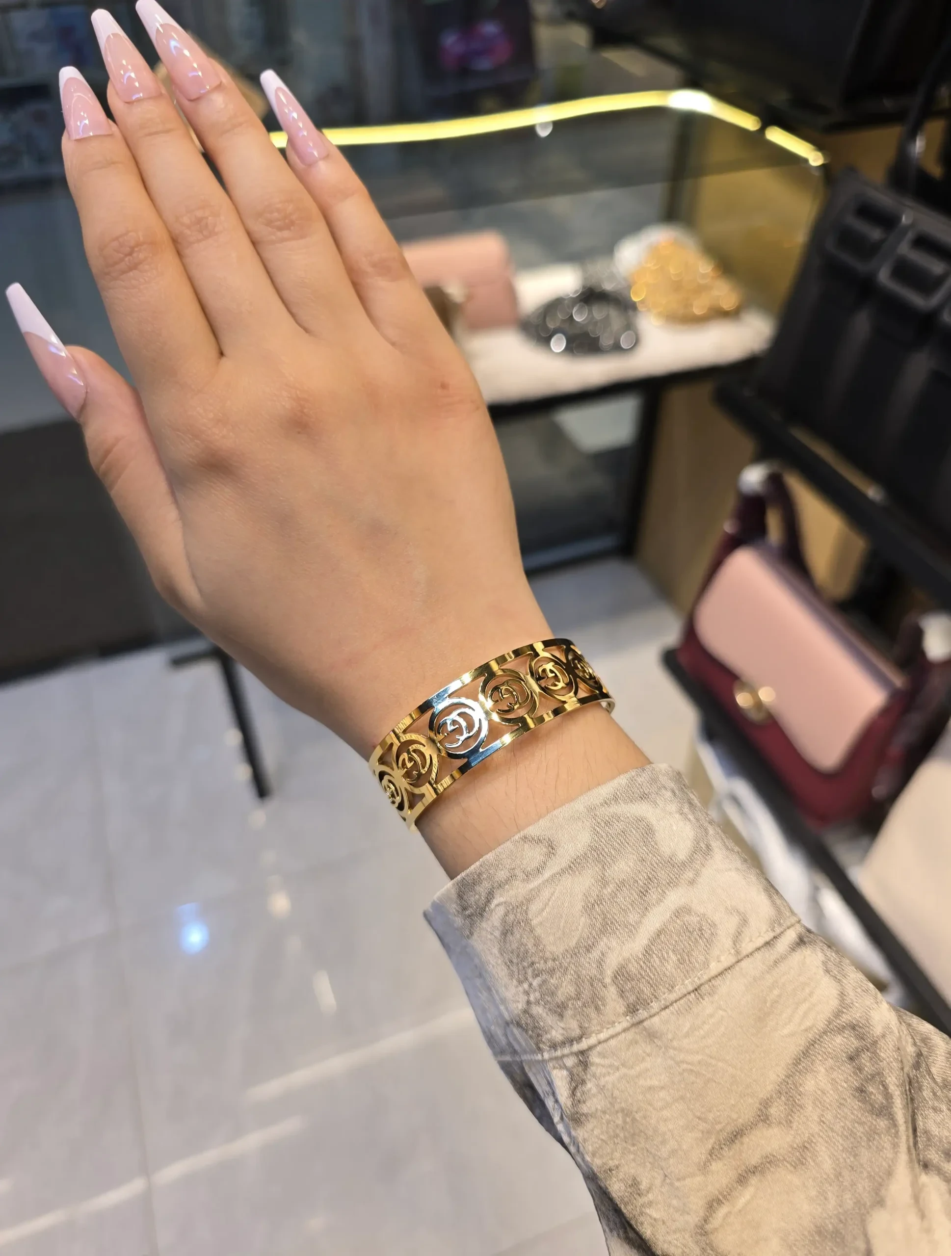 Stainless Steel Imported Bangles - 0677