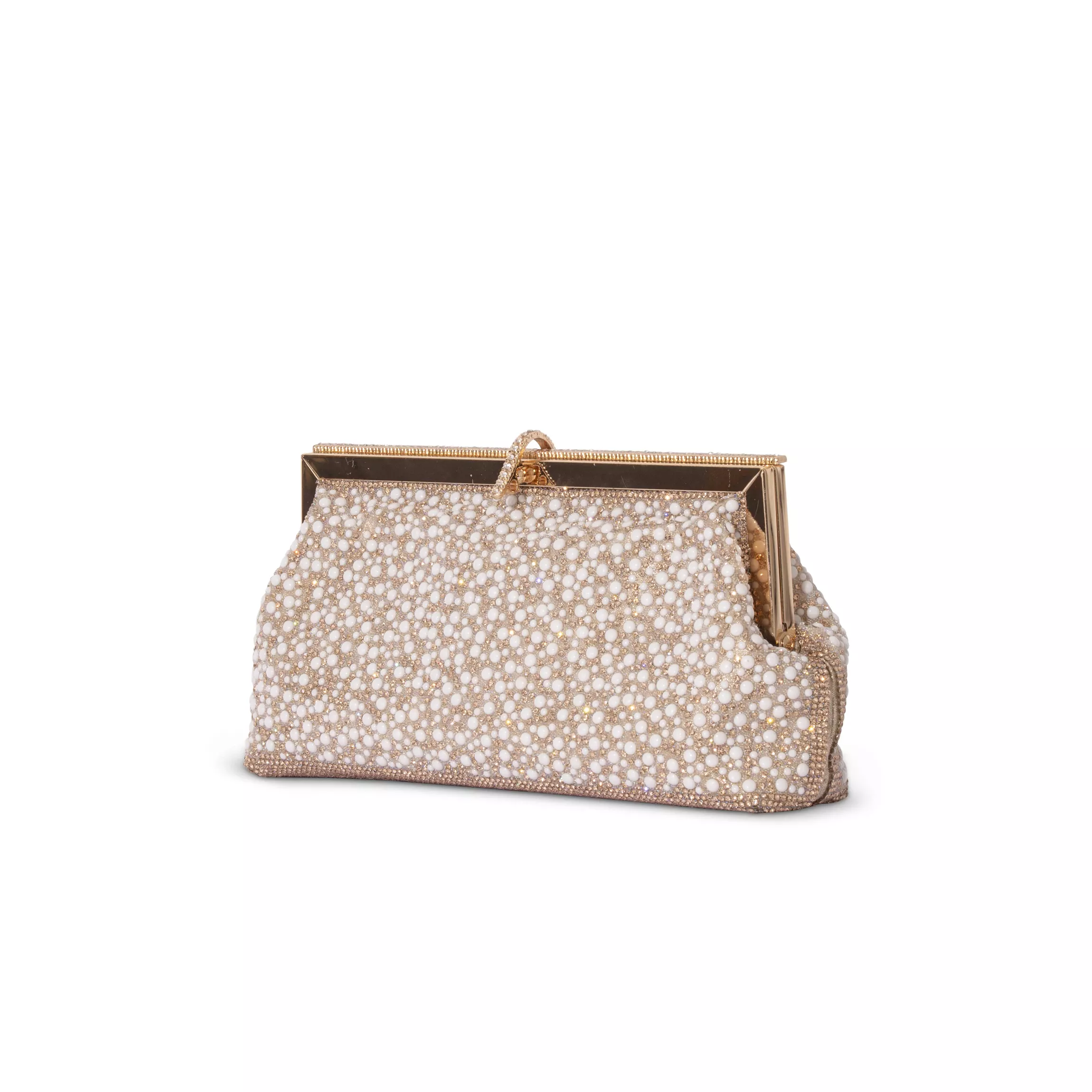 Dazzling Imported Party Clutch - T-567 (Rose Gold)