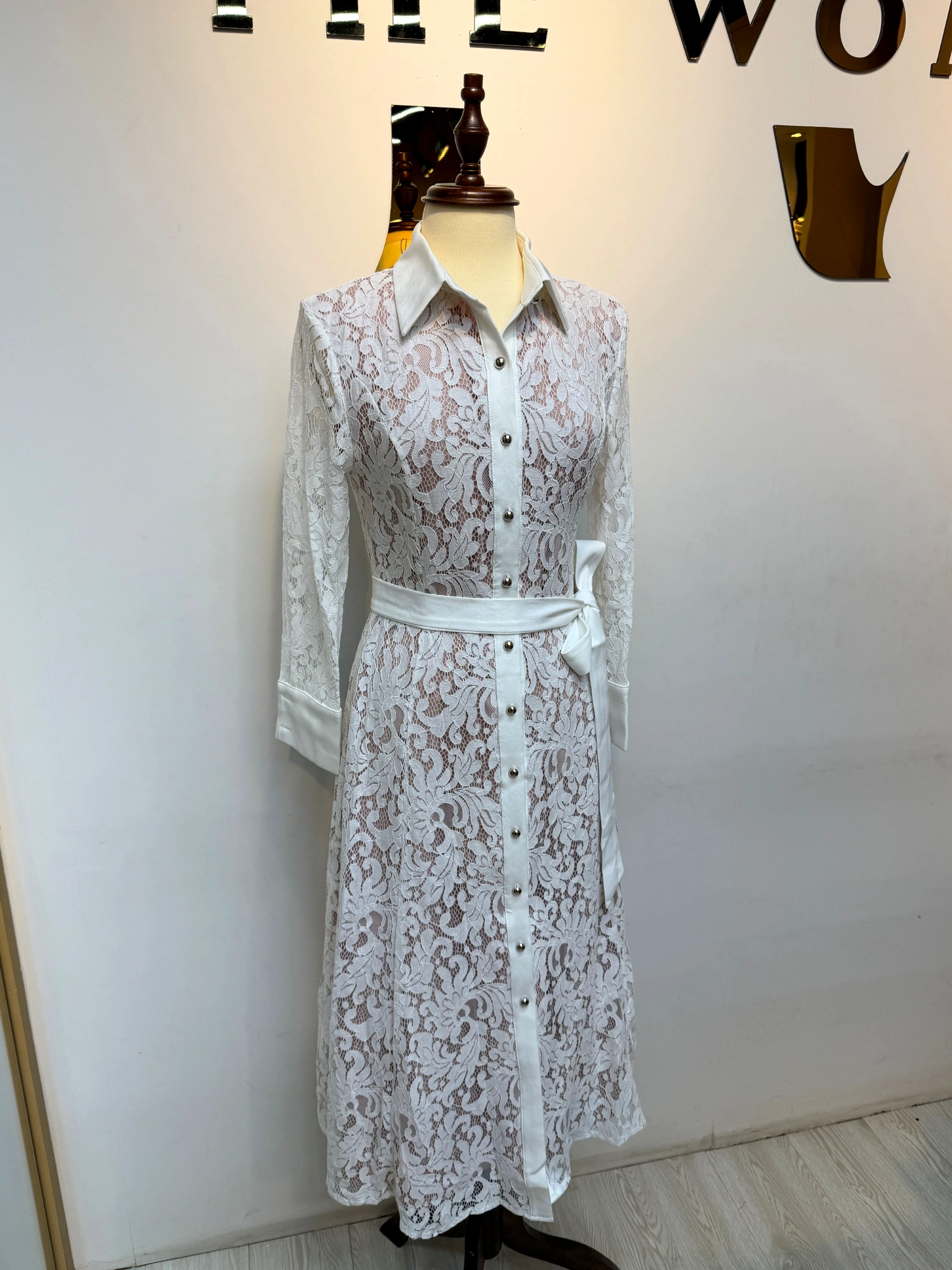 Thai Long Gown - 1381 (White)