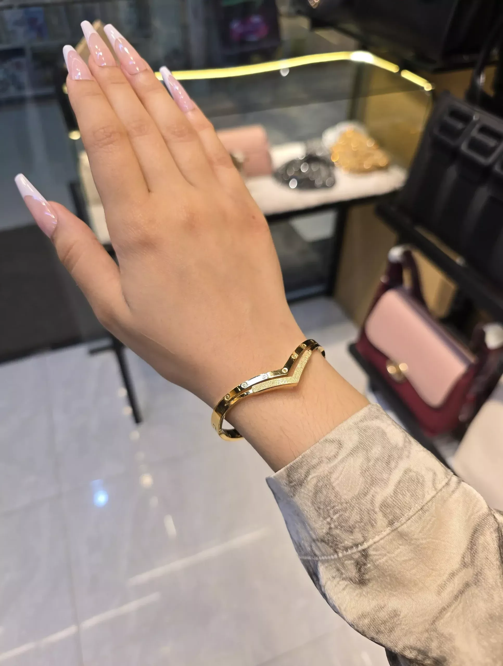 Stainless Steel Imported Bangles - 0437