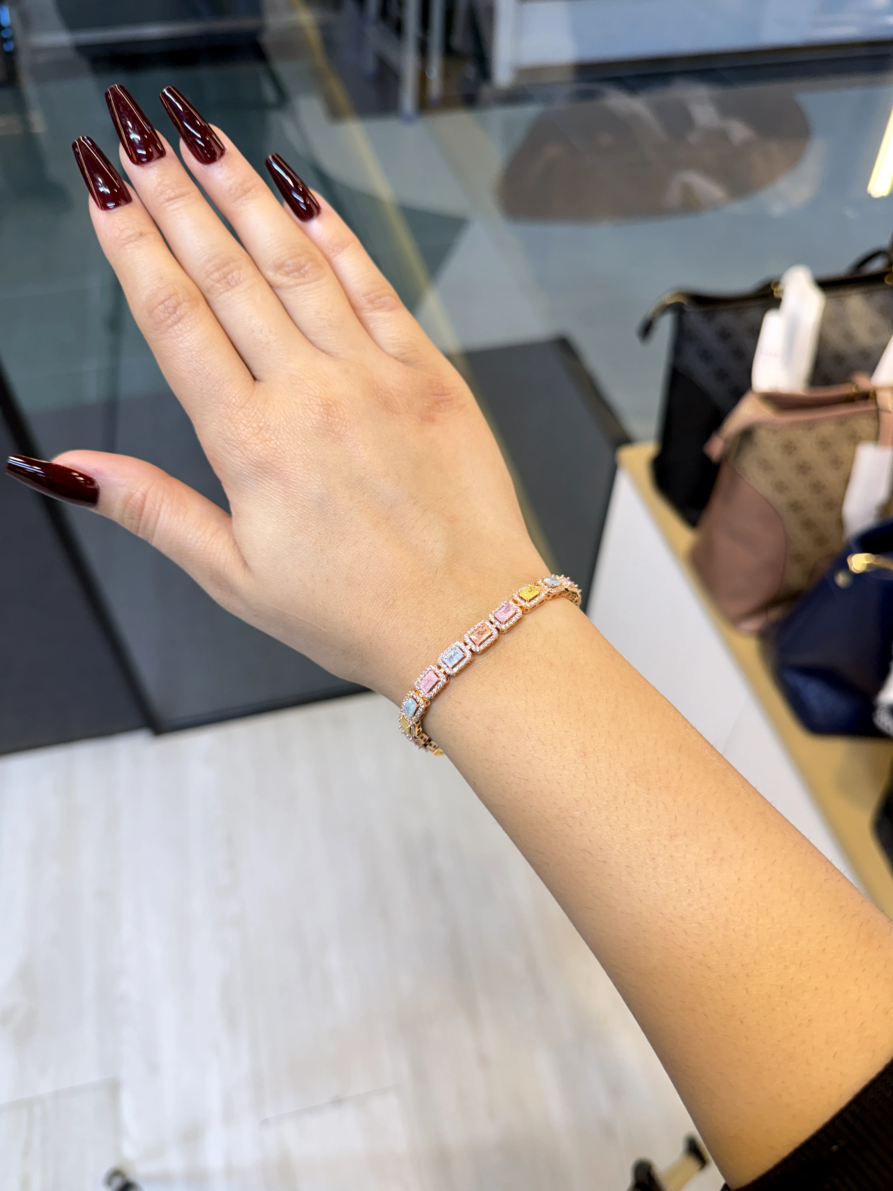 Exclusive Zircon Stone Bracelet - 9213626K041 (Multi-Stone)