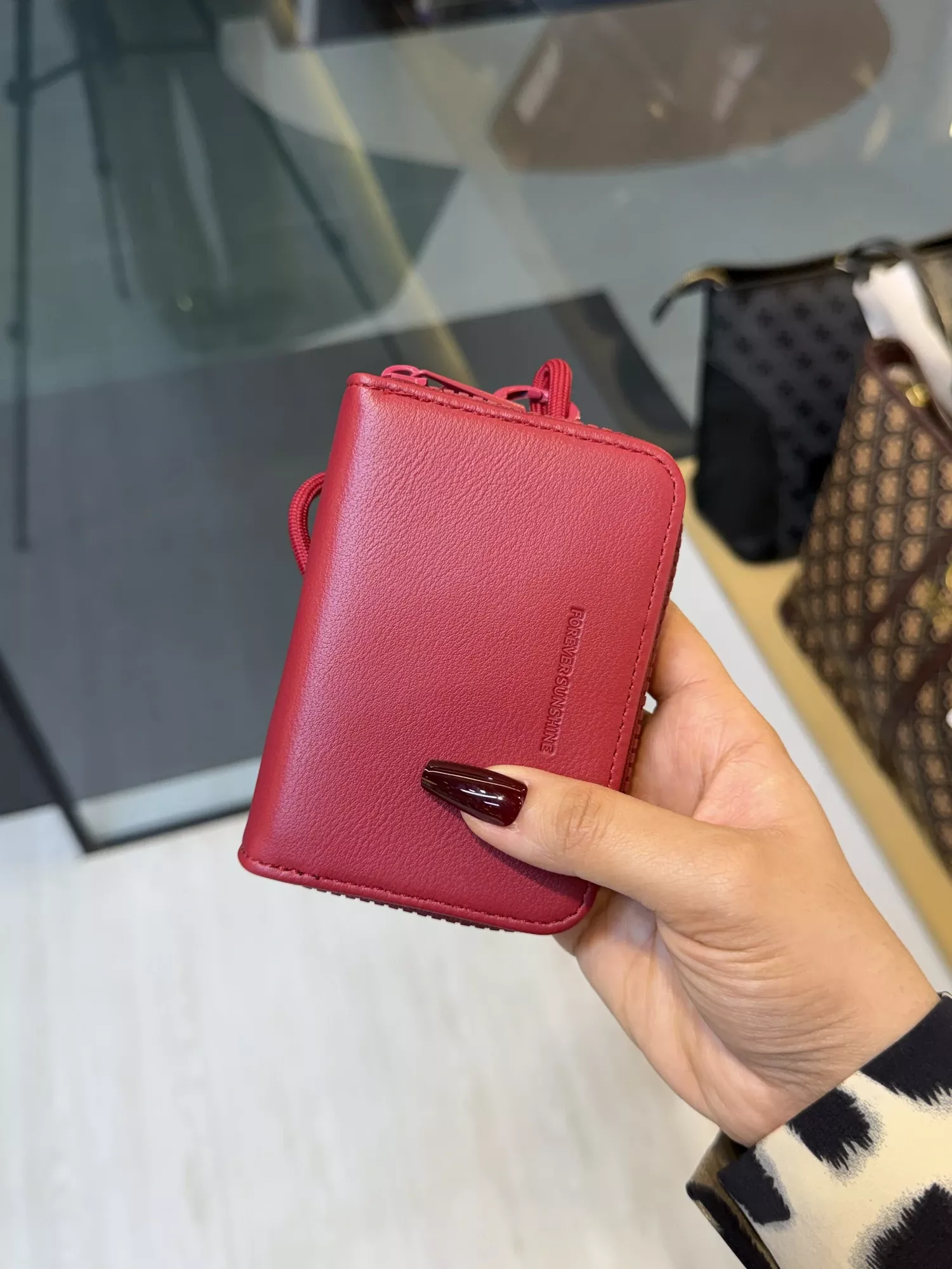 Elegant Ladies Wallet - WLT -  608 (Red)