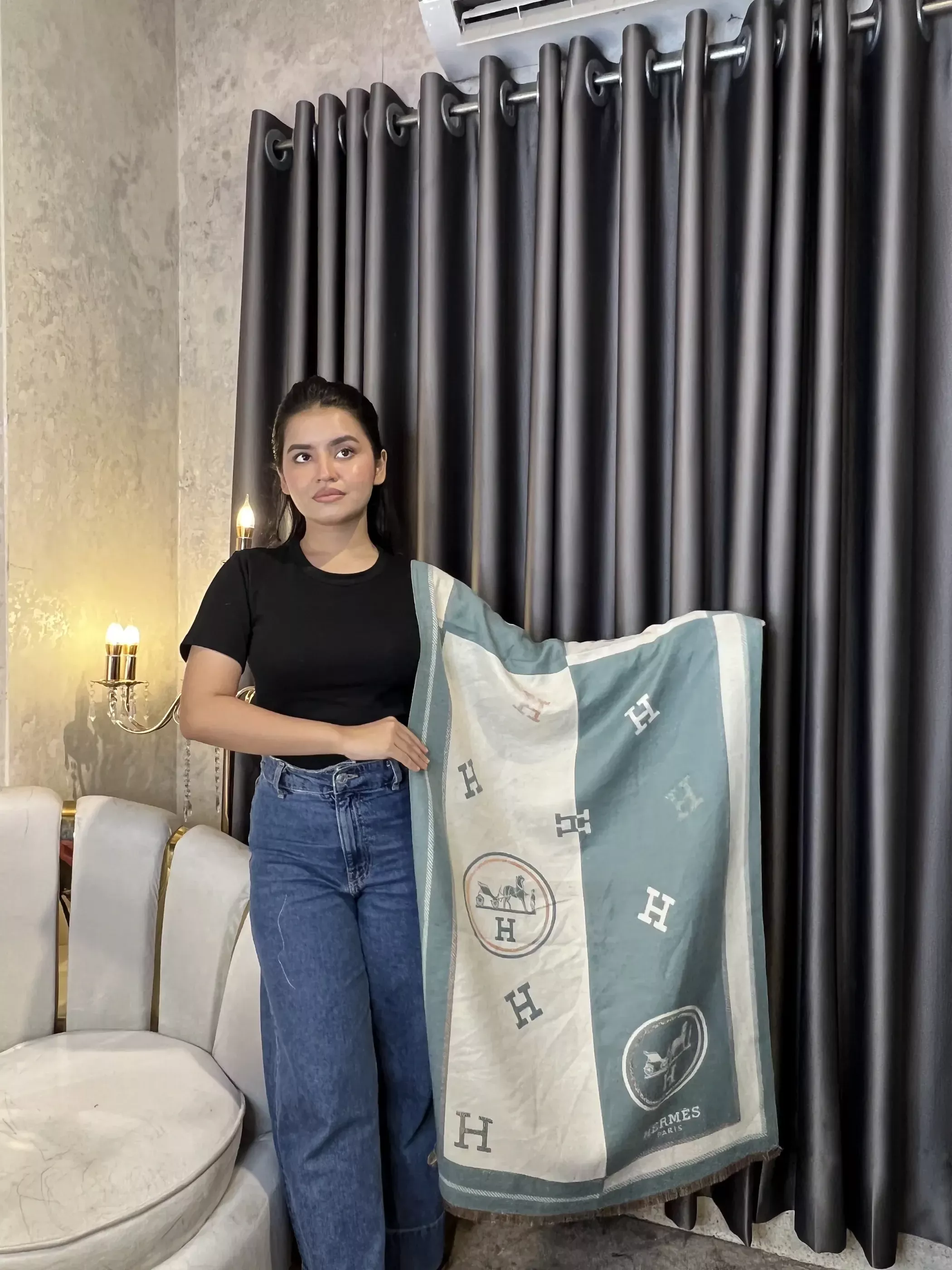 Winter Premium Shawl - HR-004 (Paste)