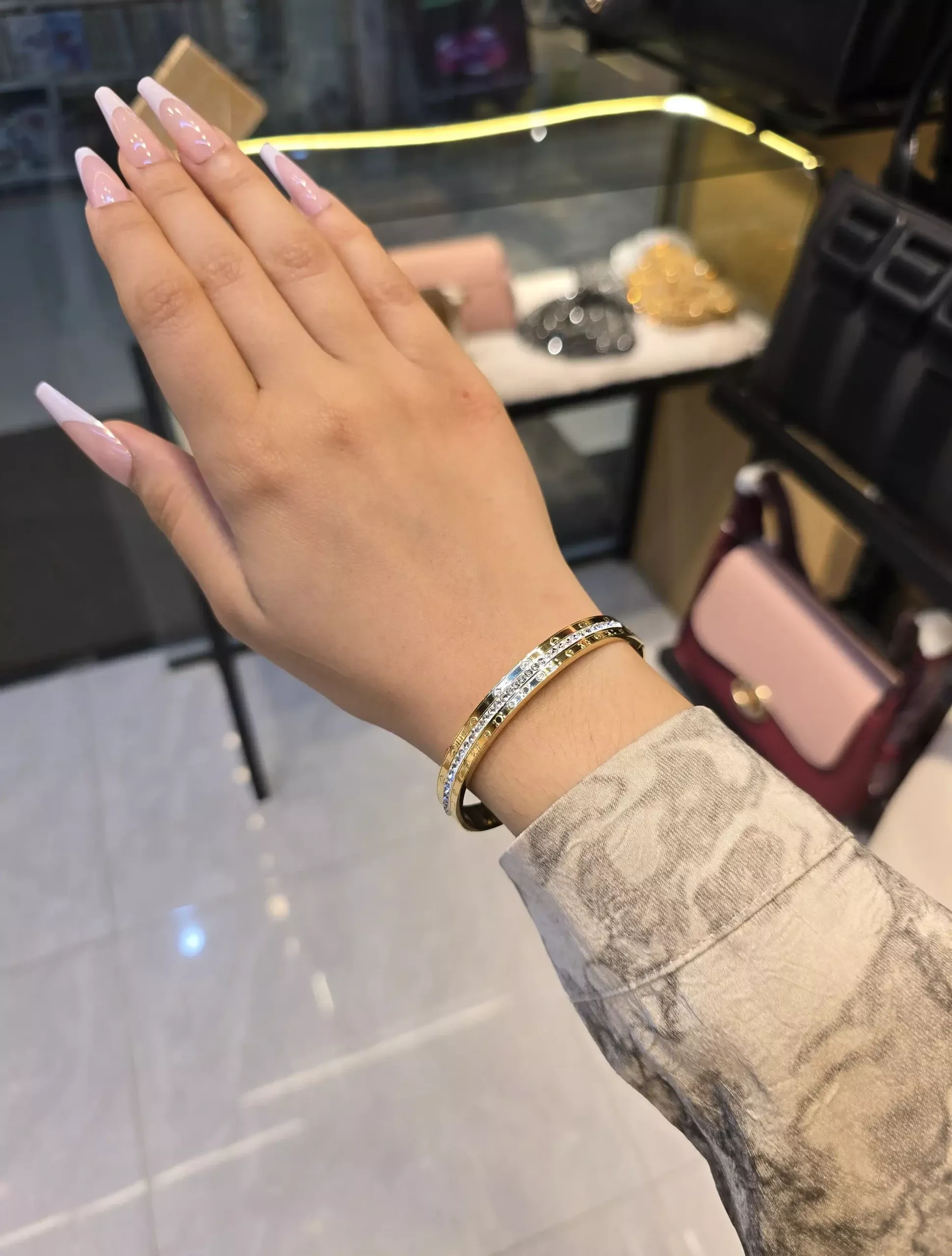 Stainless Steel Imported Bangles - 1583