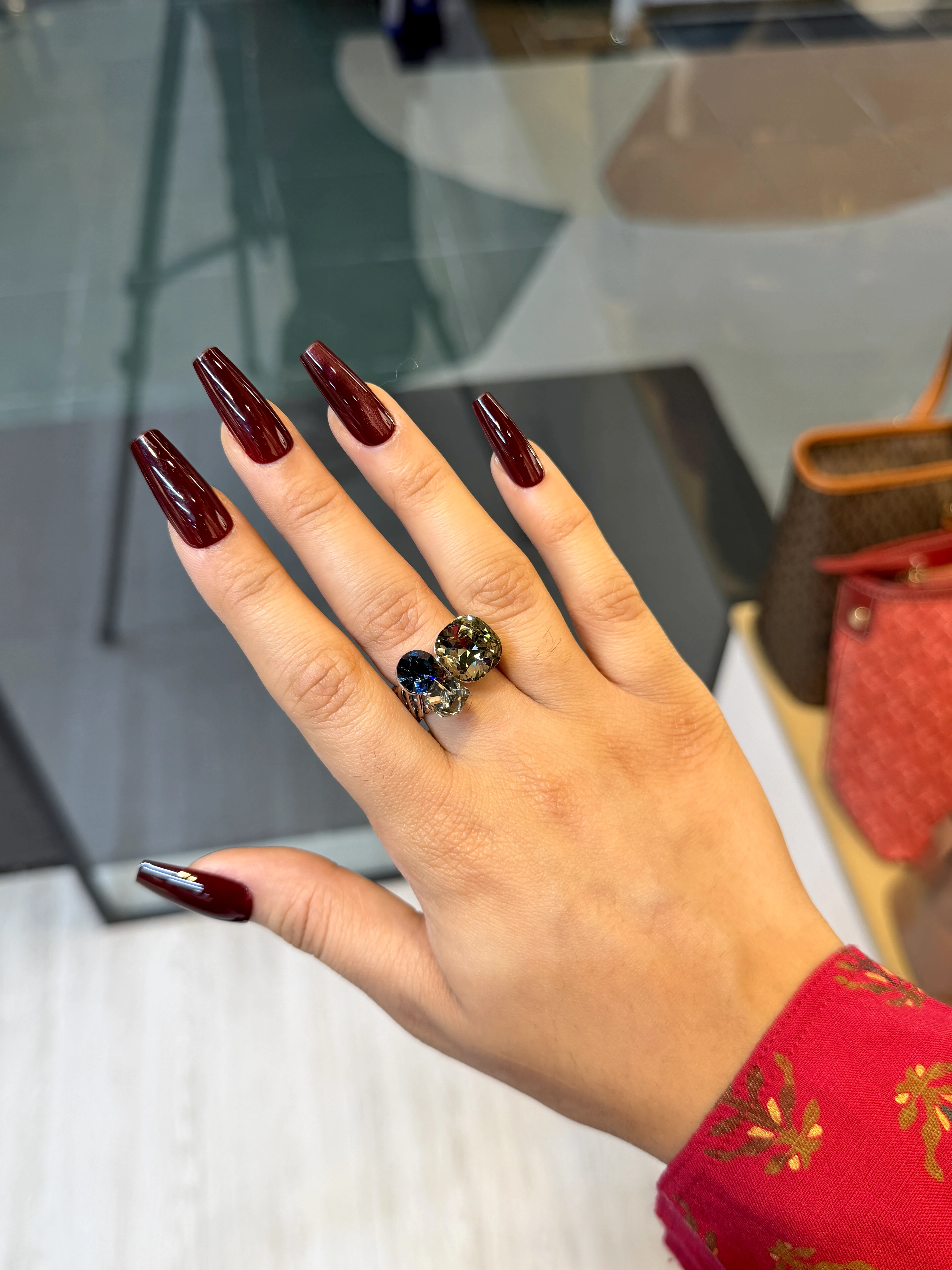 Exclusive Adjustable Ring- 3211692K114 (Multi Stone)