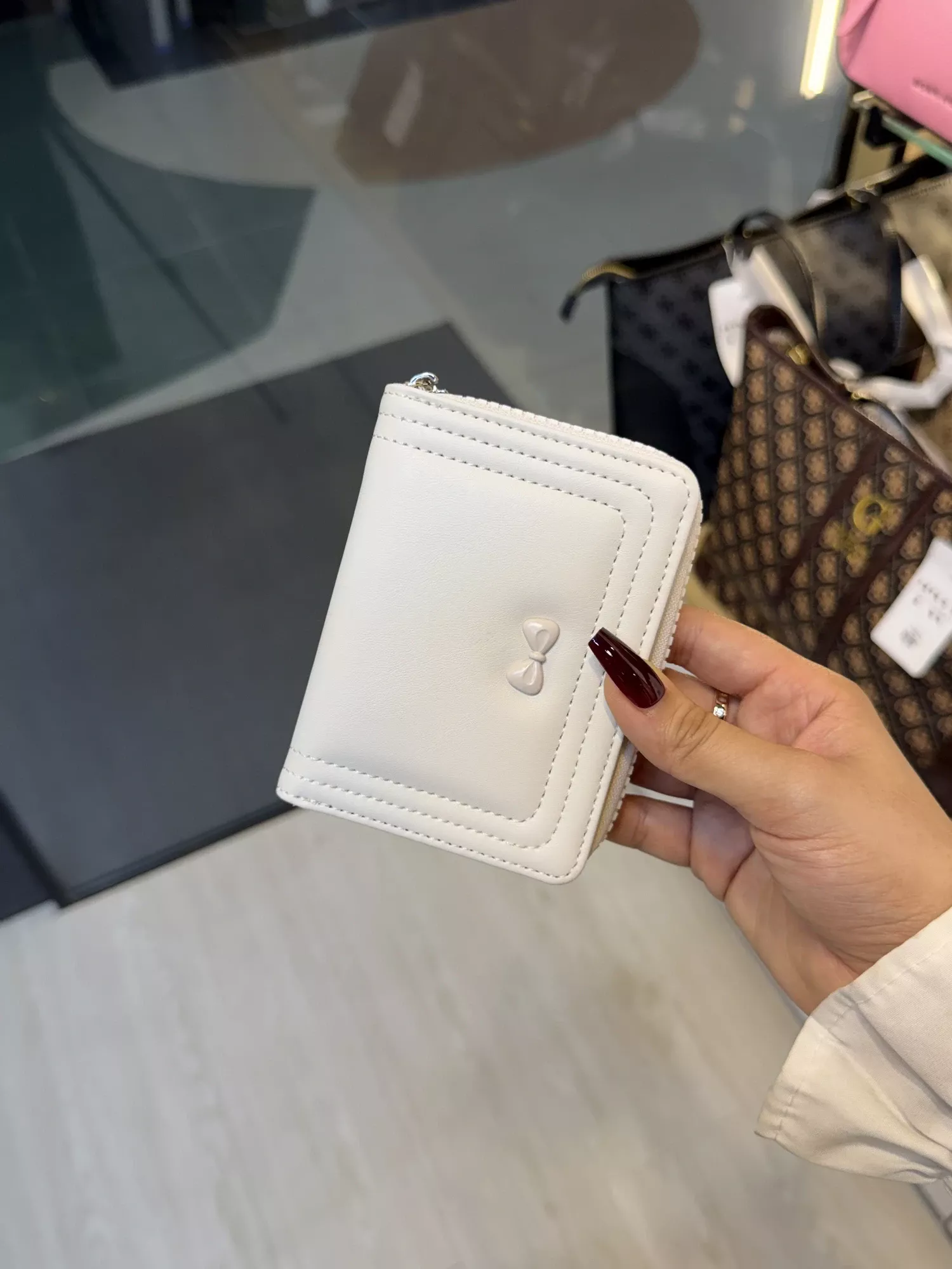 Elegant Ladies Wallet - WLT -  555006 (White)