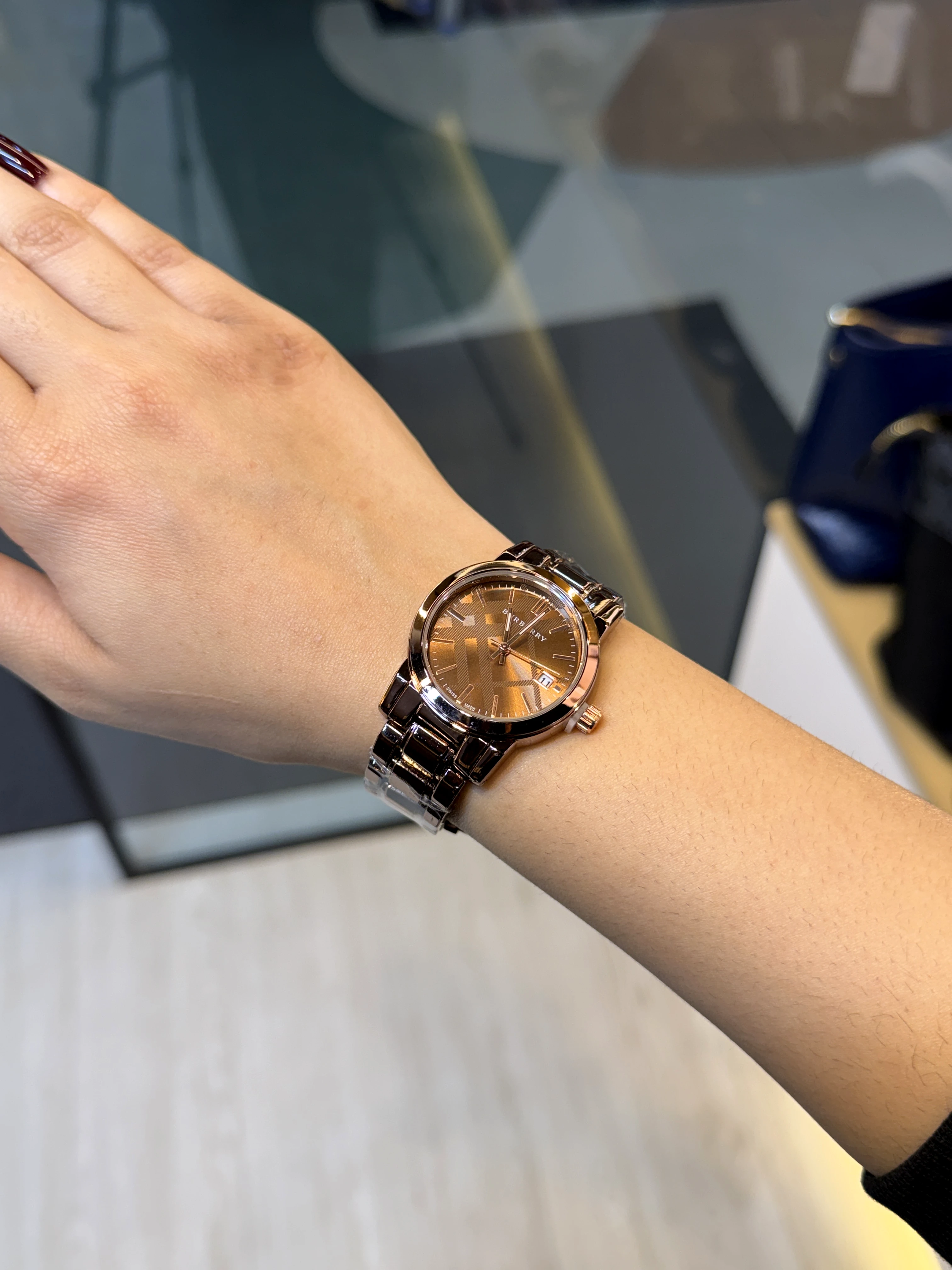 High-End Stainless Steel Watch BRB-002 (Brown)