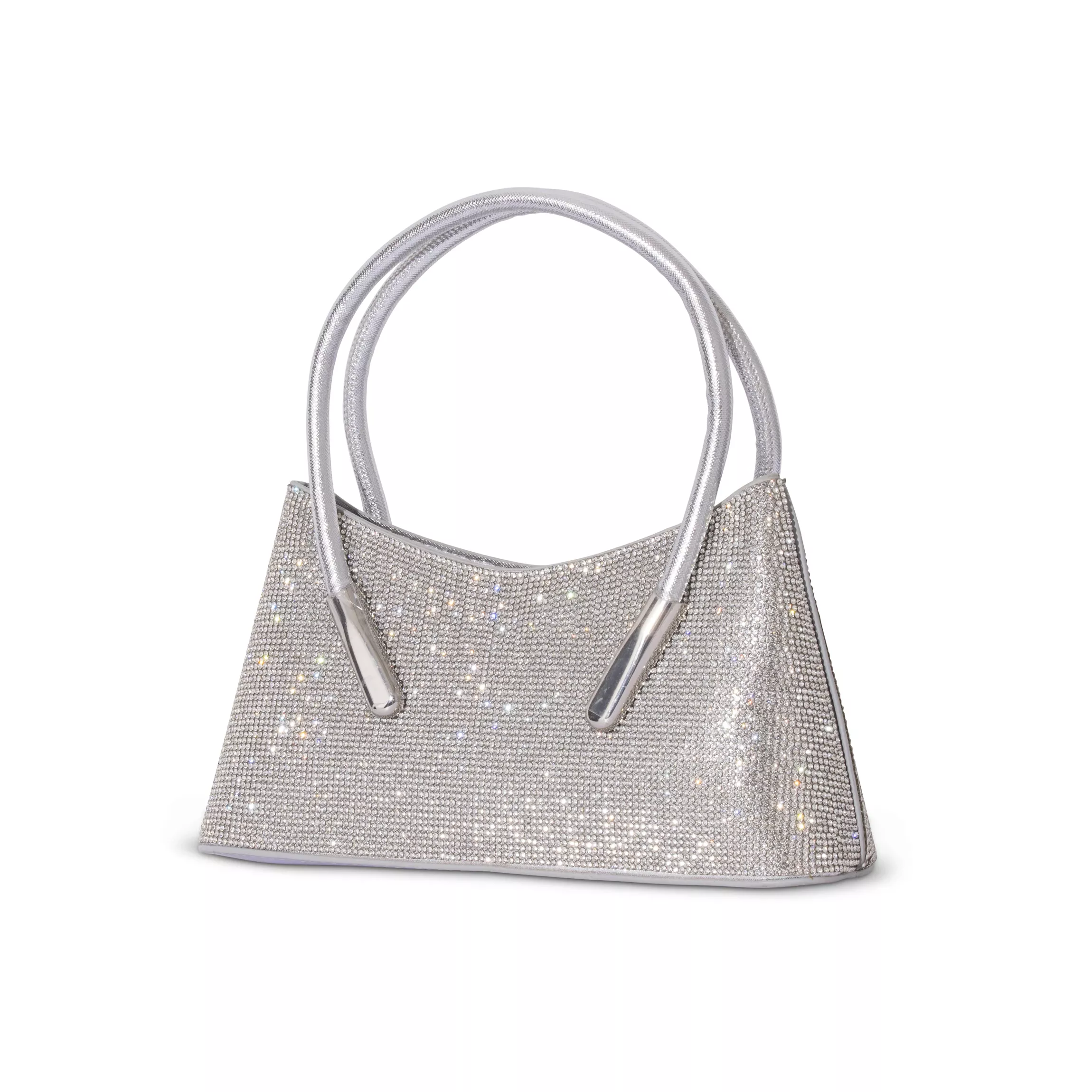 Luxury Imported Party Hand Bag - 1300 (Silver)