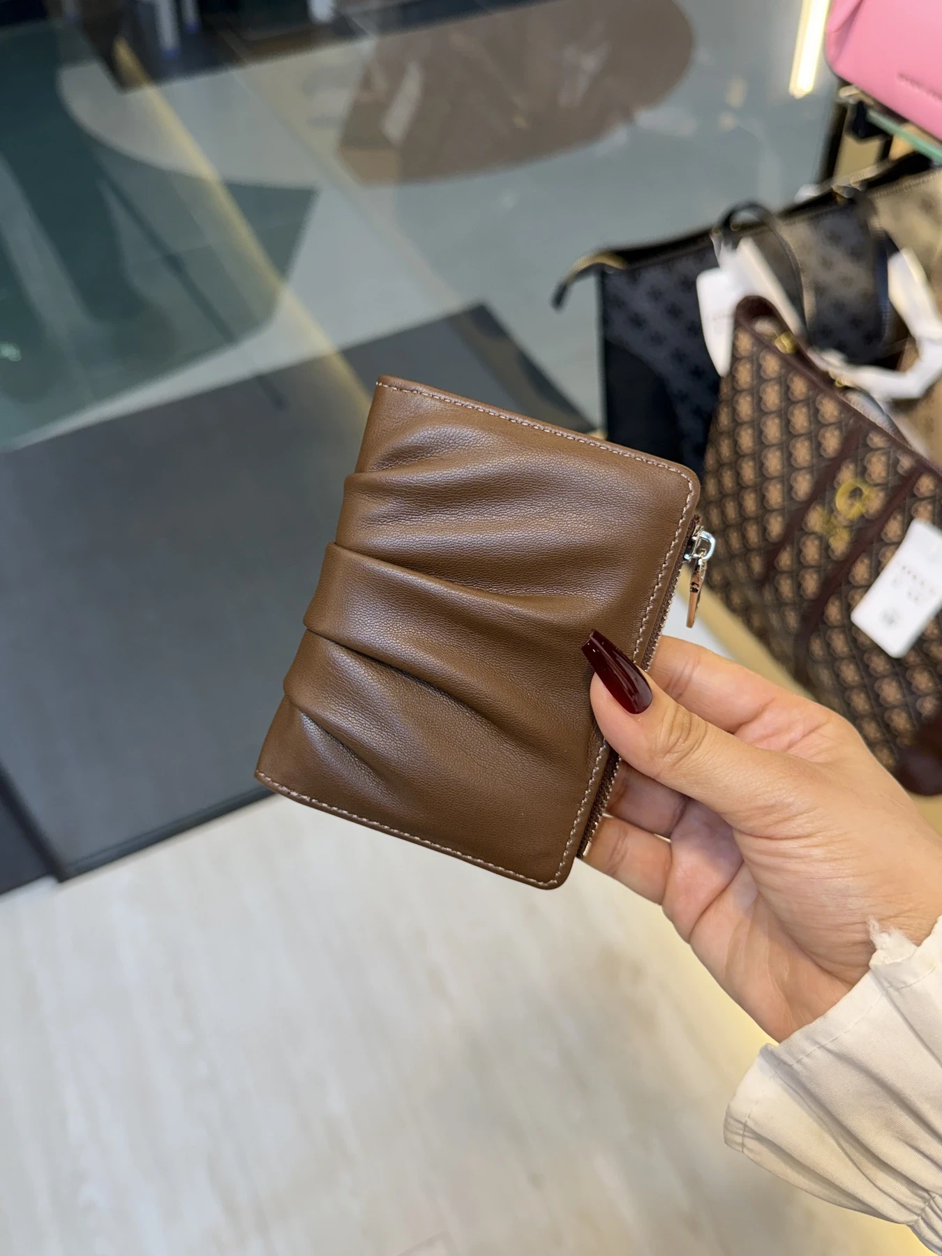 Elegant Ladies Wallet - WLT -  53307 (Coffee)