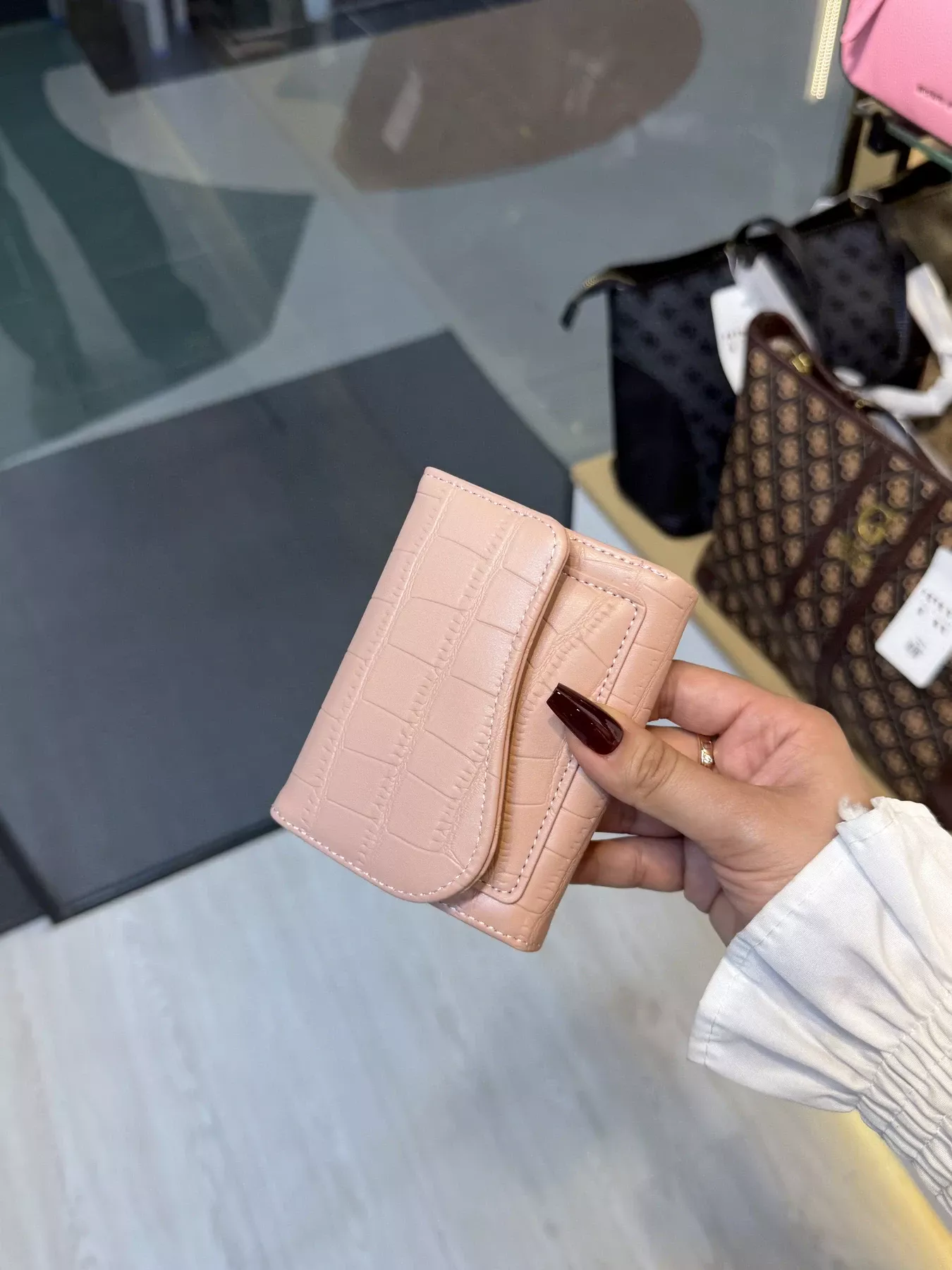 Elegant Ladies Wallet - WLT -  100393 (Pale Pink)