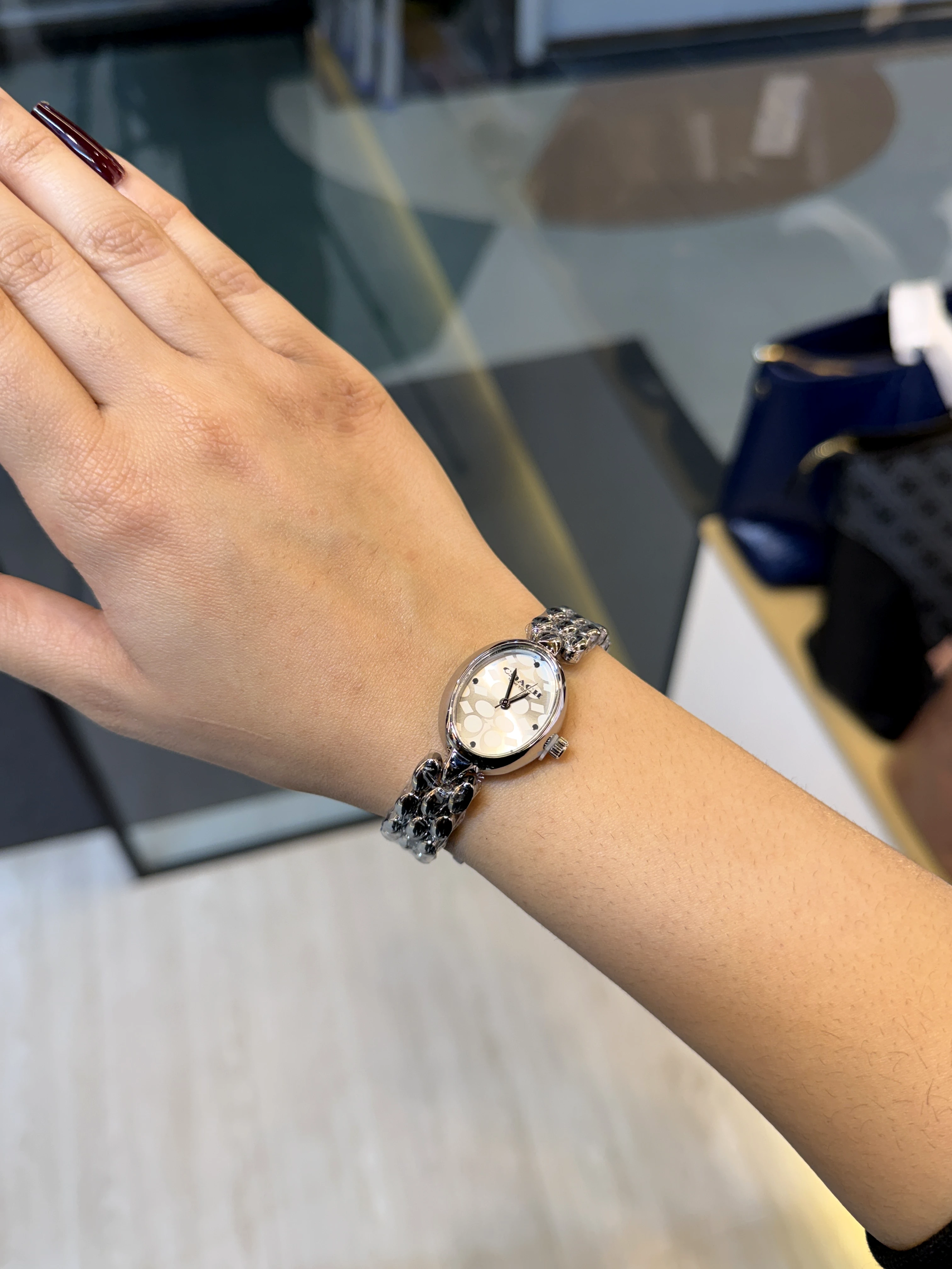 Premium Stainless Steel Watch CC-003 (Silver)