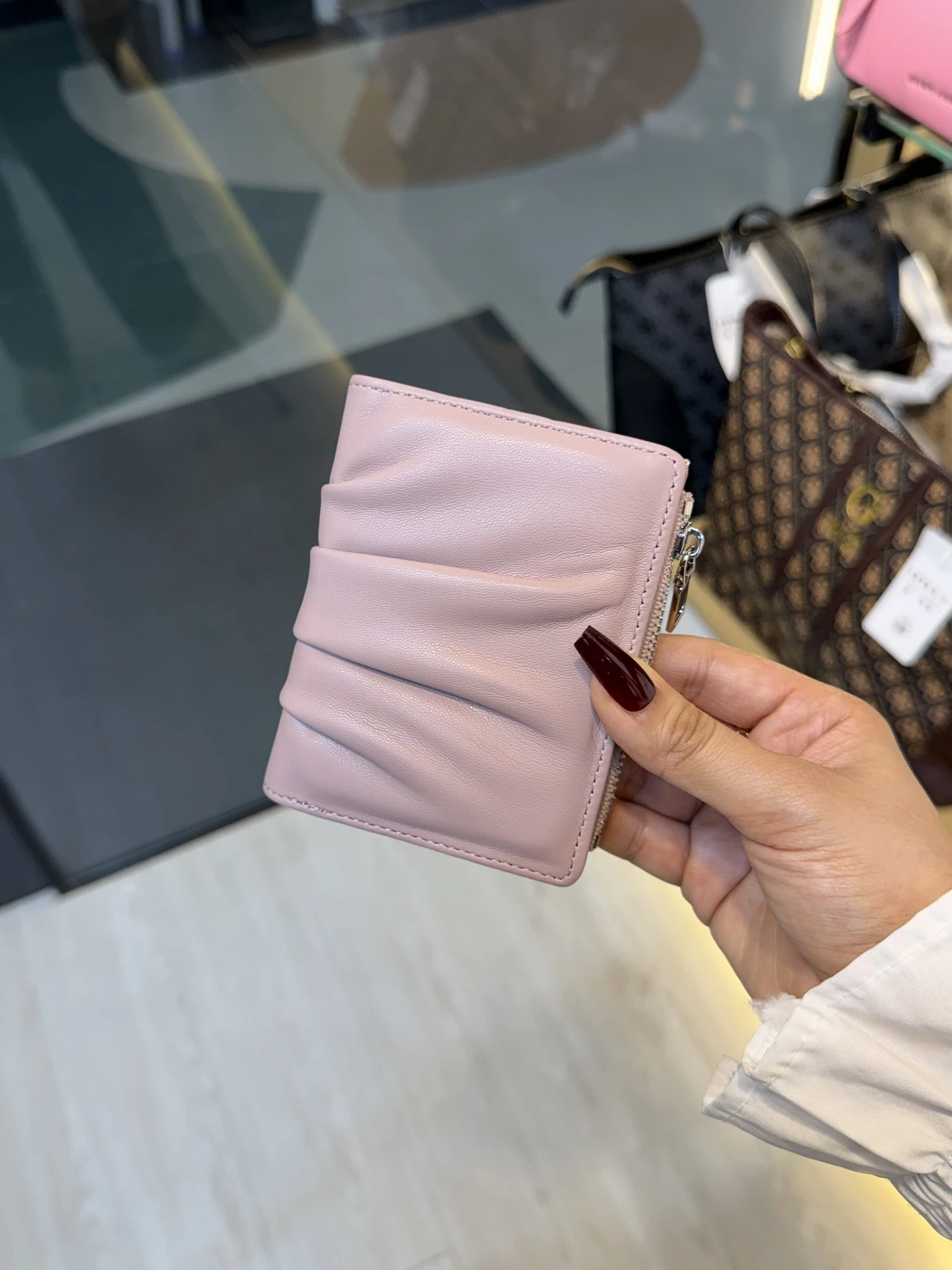 Elegant Ladies Wallet - WLT -  53307 (Pale Pink)