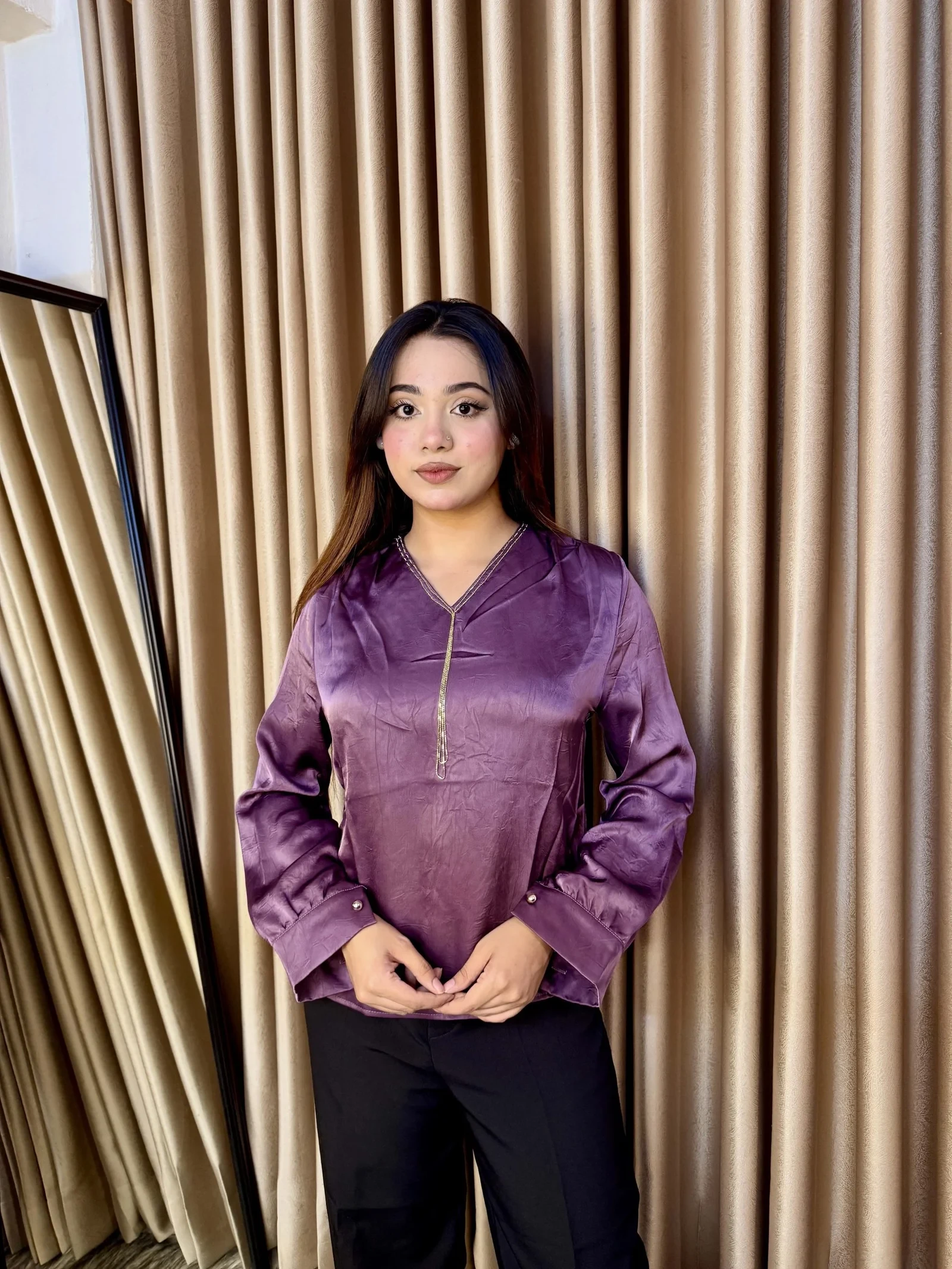 Exclusive Imported Tops - 9239 (Purple)