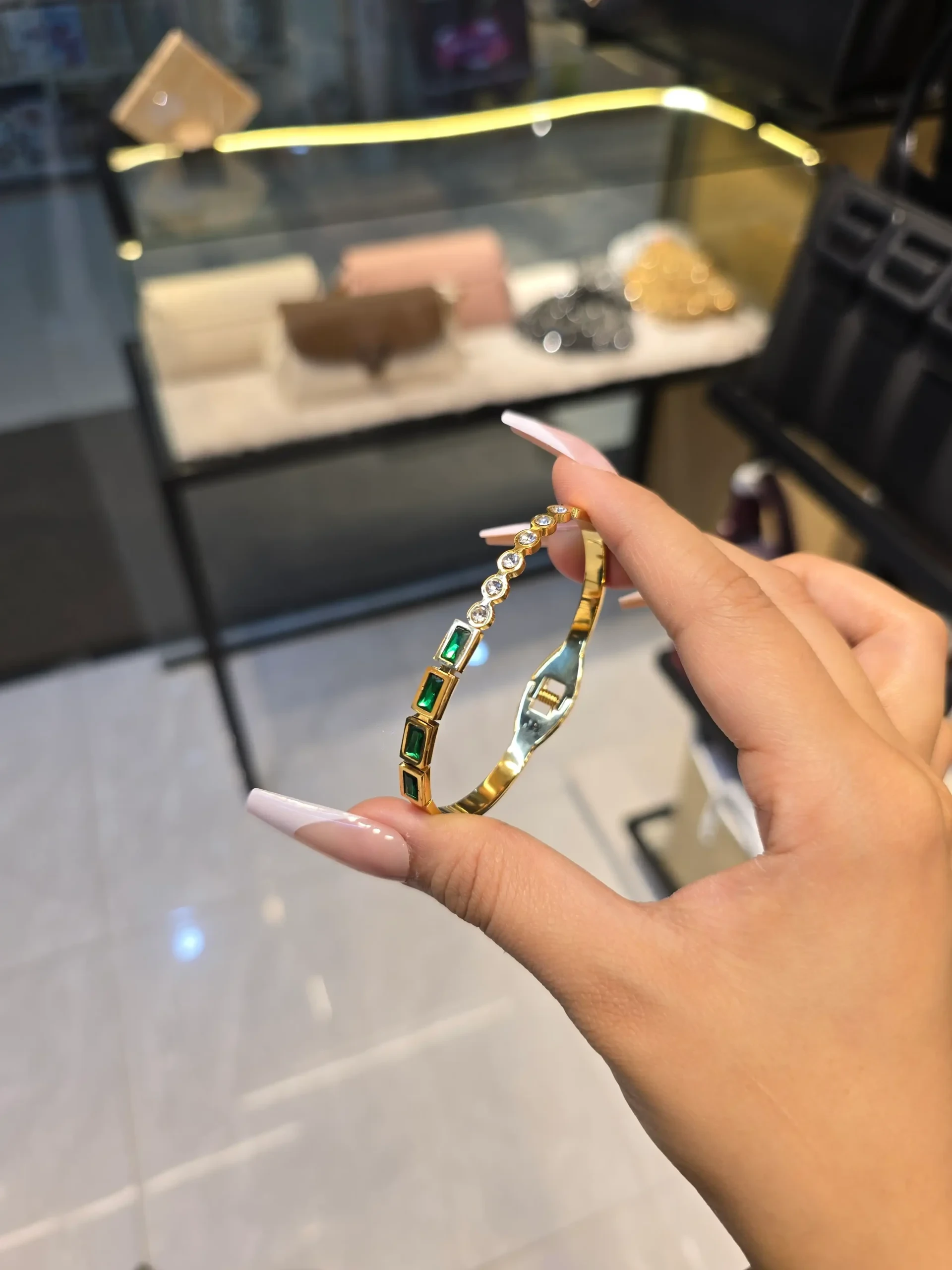 Stainless Steel Imported Bangles - 4517-J-V