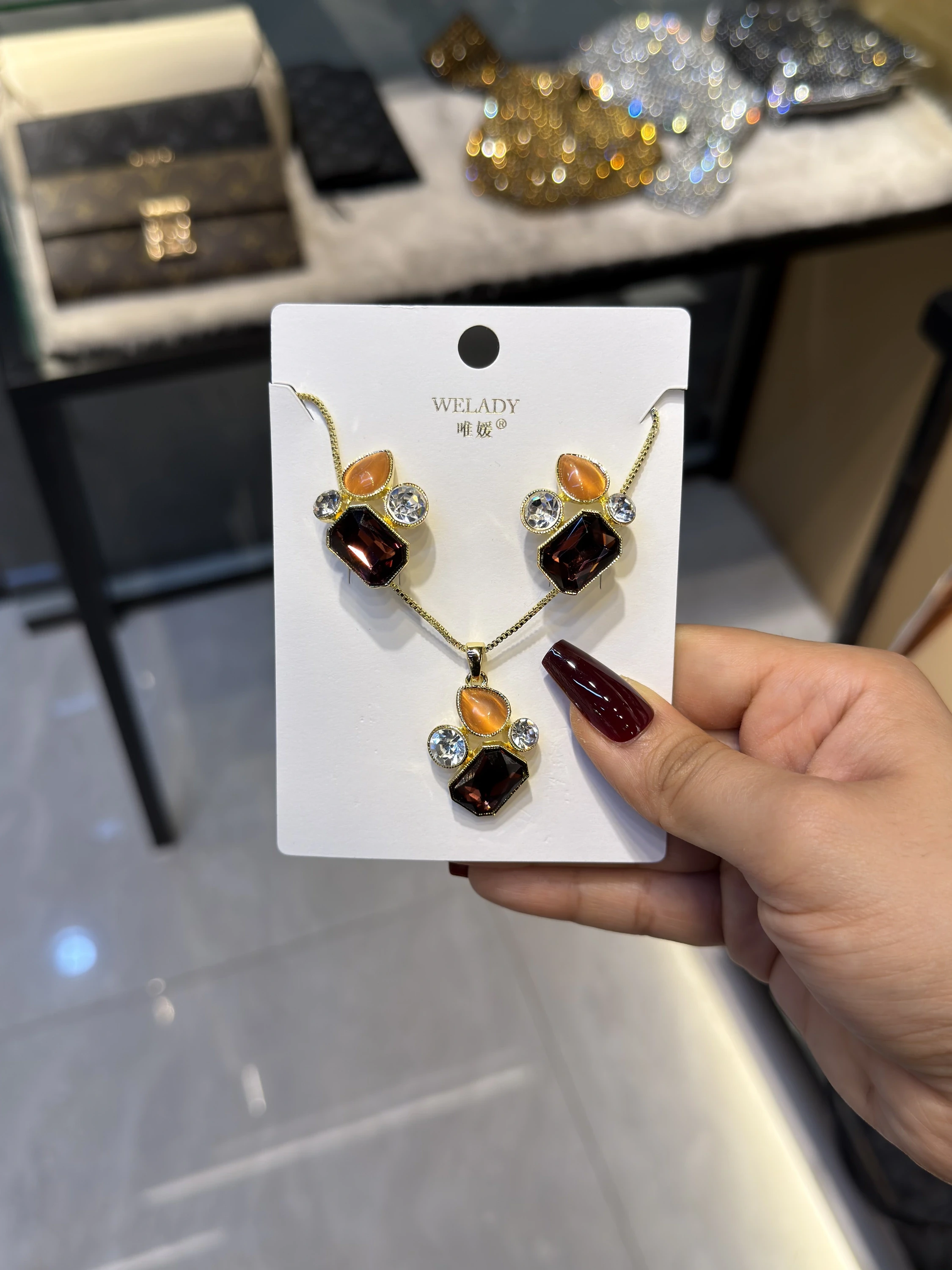 Exclusive Necklace Set – NKS-29 (Mix Colour)