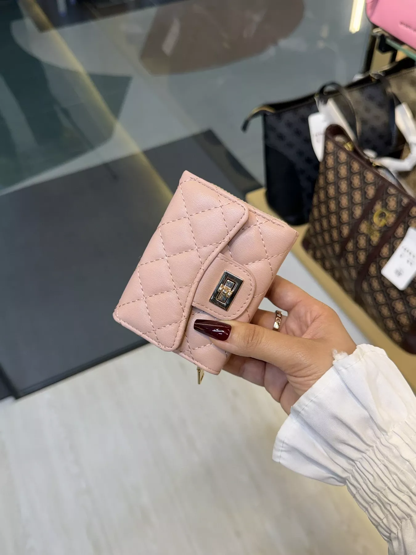 Elegant Ladies Wallet - WLT -  272 (Pale Pink)