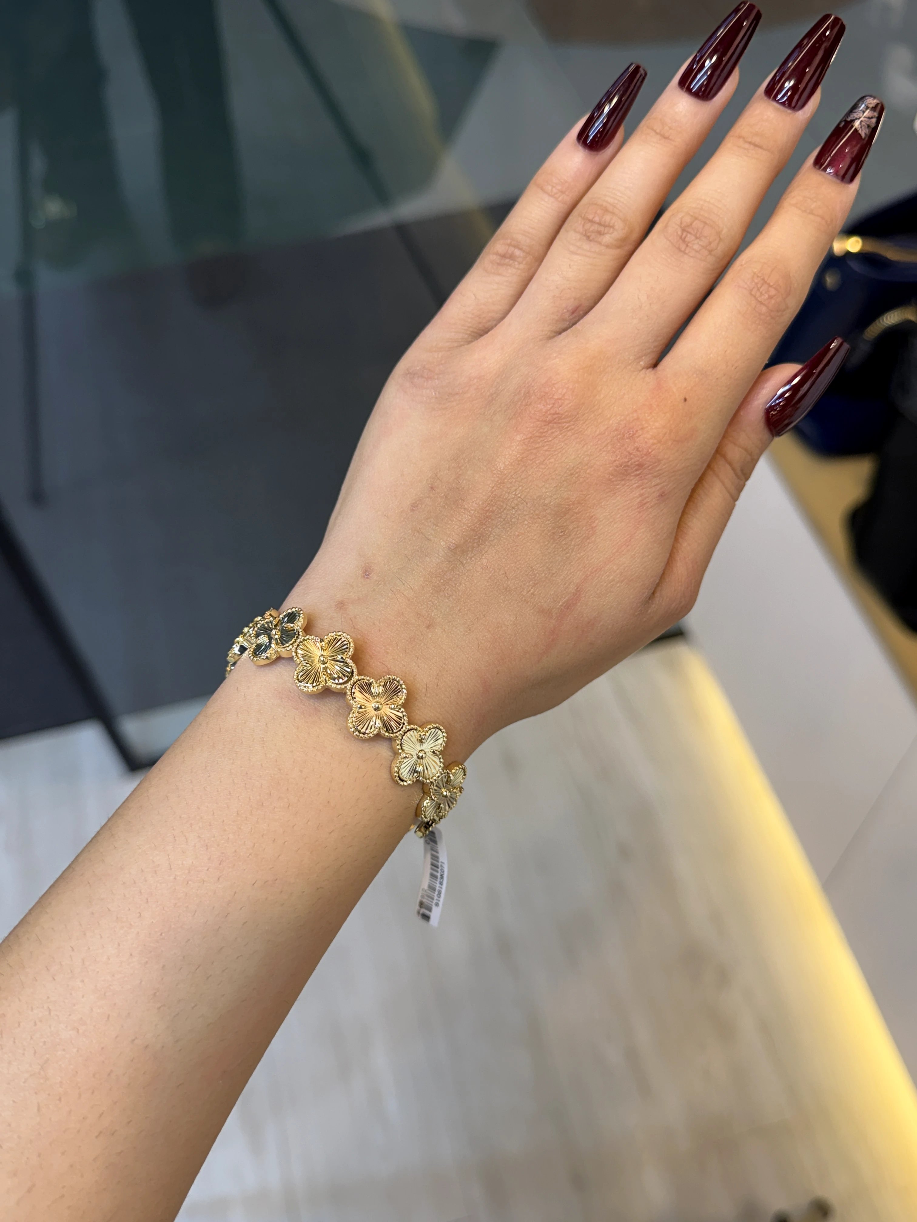 Exclusive Plated Handcuff Bangles - 9108183K072 (Gold)