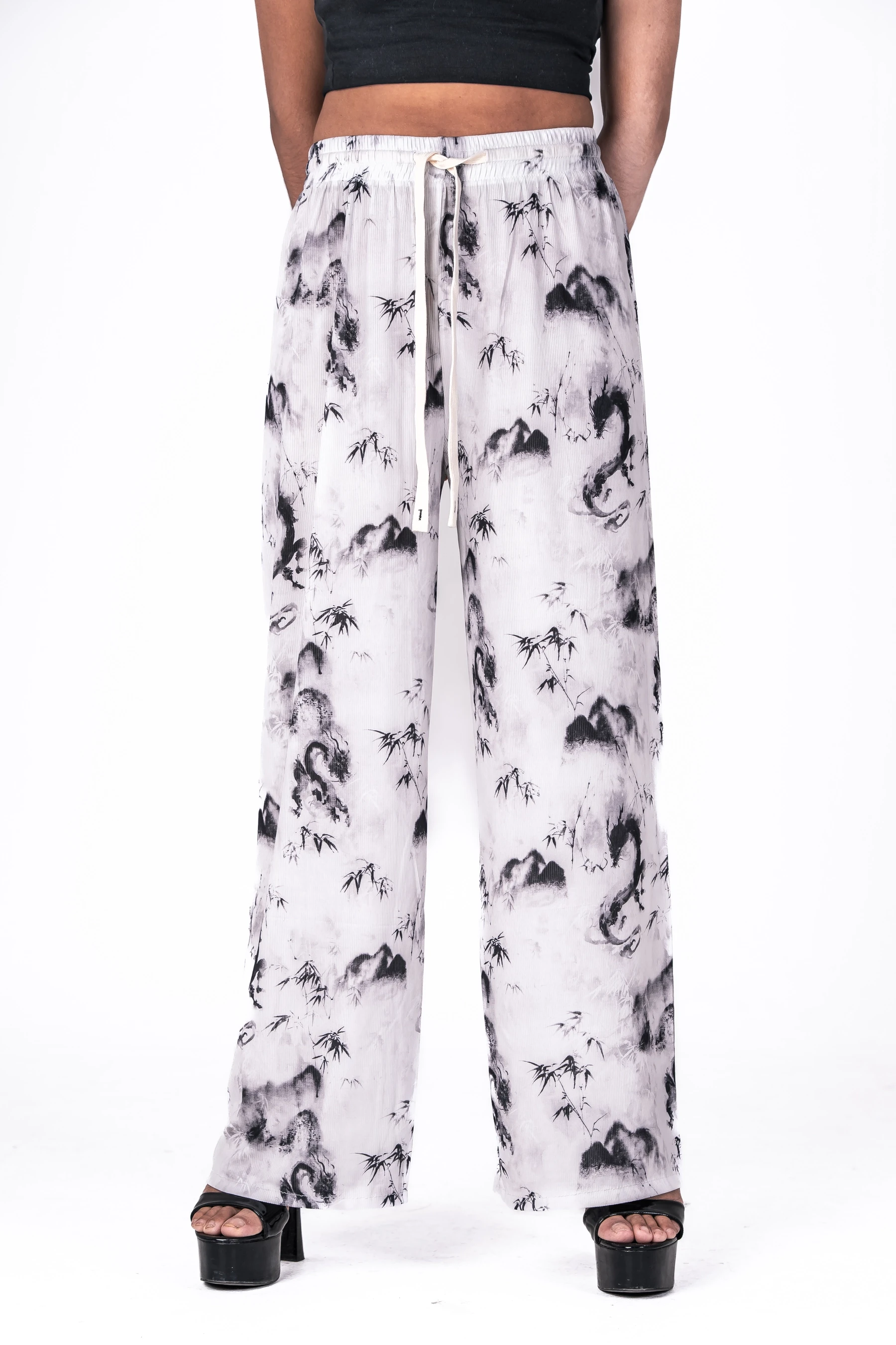 Thai Printed Palazzo - 9927 (F)