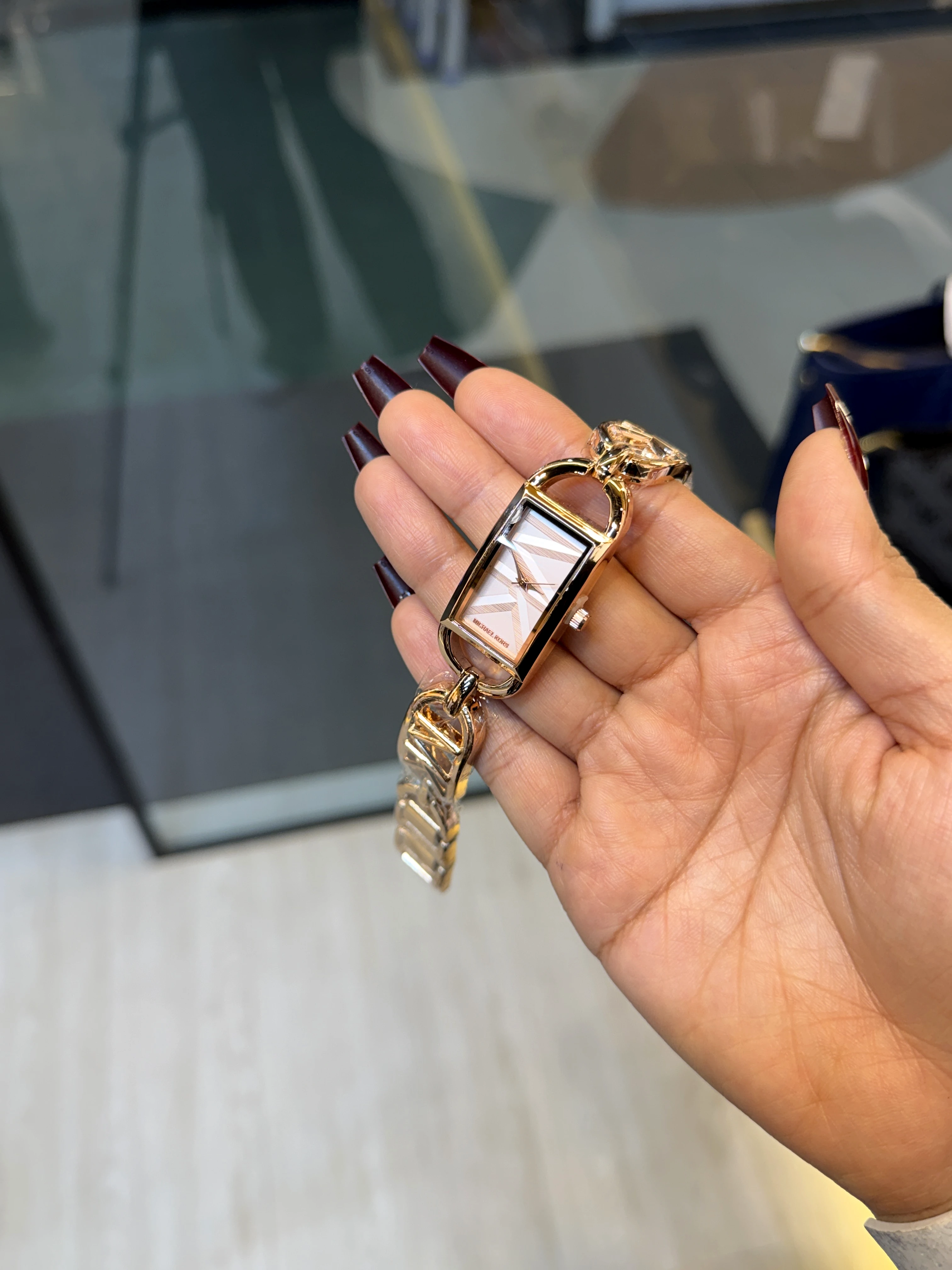 Premium Stainless Steel Watch MK-003 (Rose Gold)