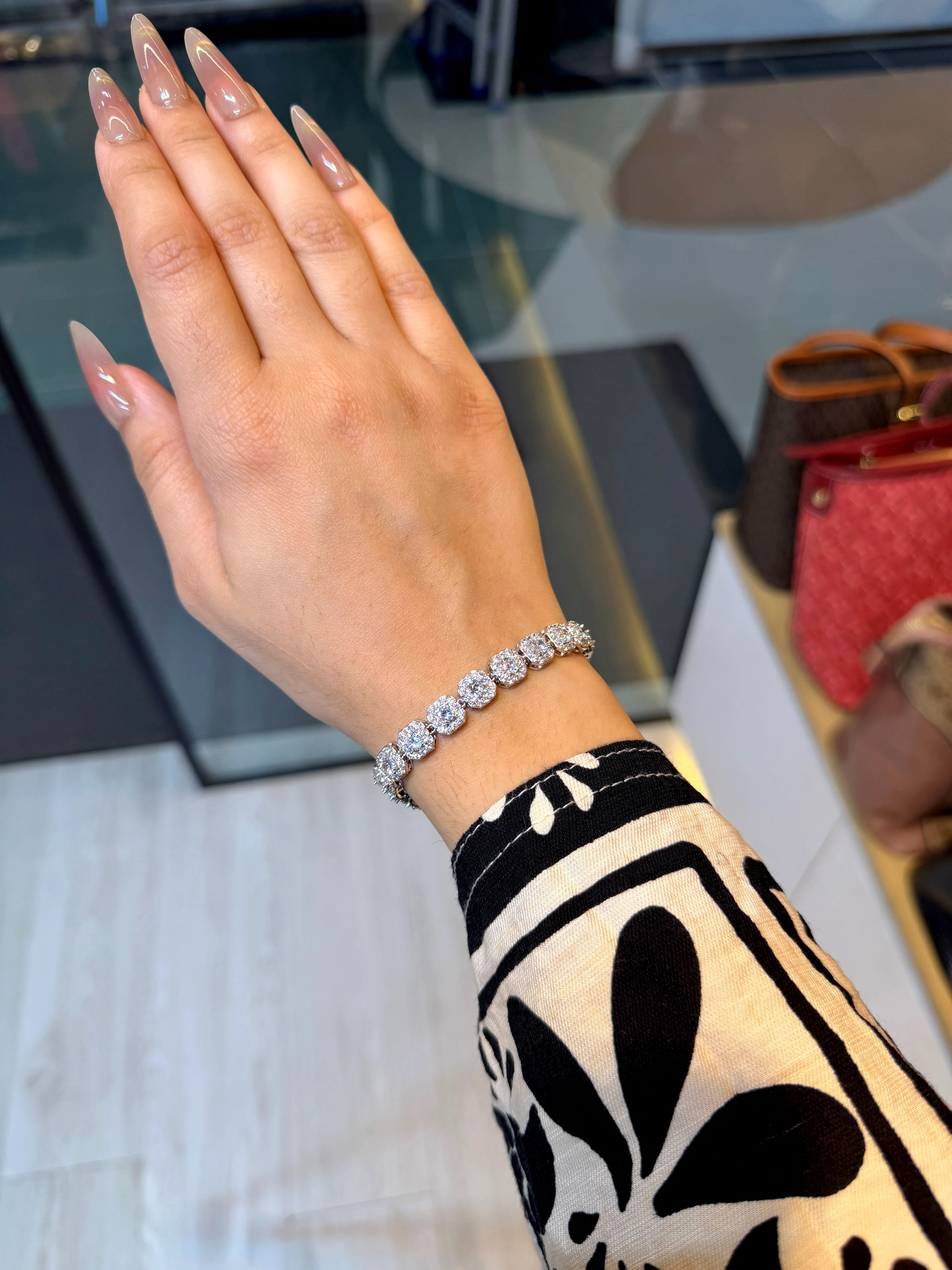 Premium Zircon Stone Bracelet - 9213880K500 (Crystal)