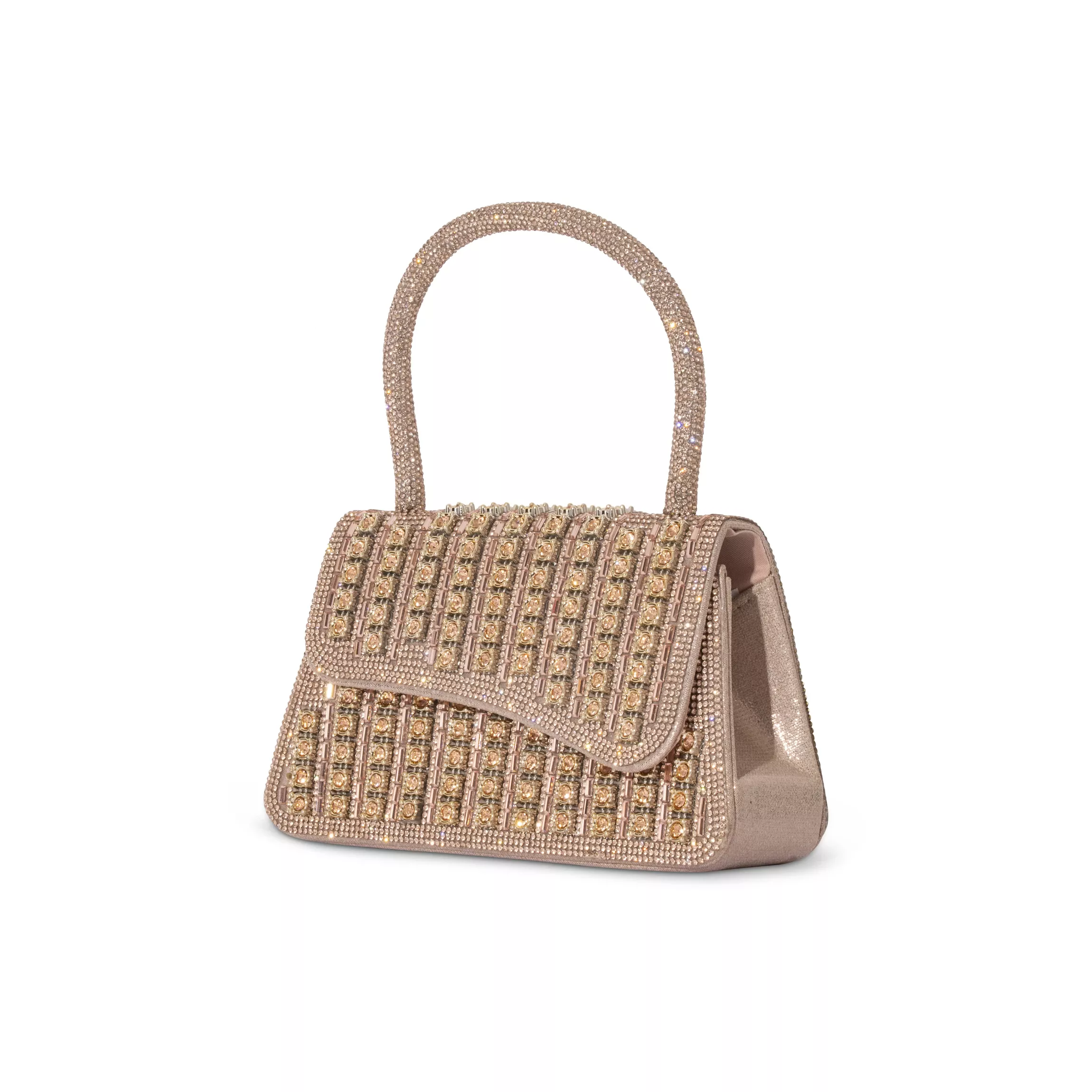 Luxurious Imported Party Hand Bag- LA-50 (Rose Gold)