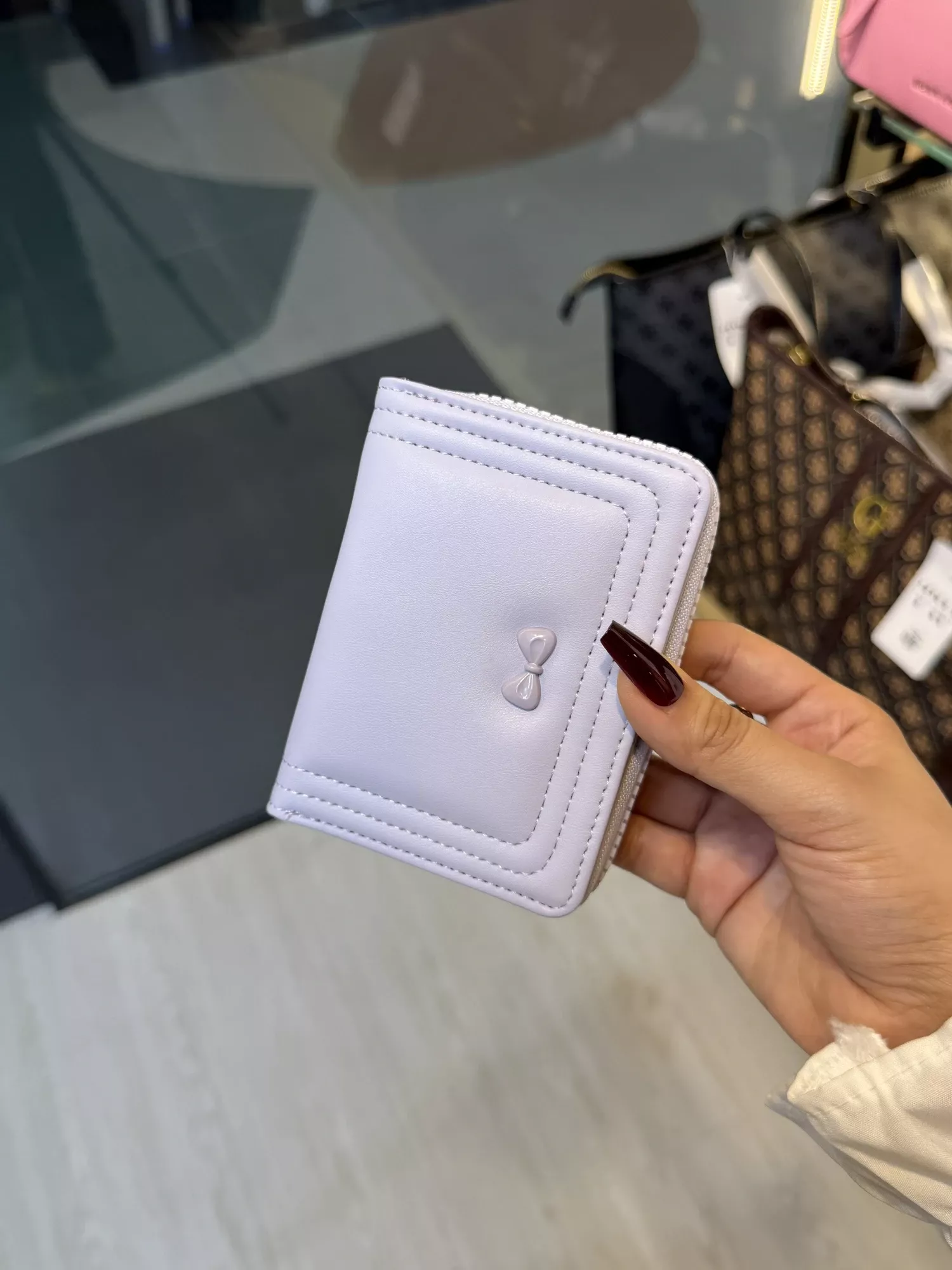 Elegant Ladies Wallet - WLT -  555006 (Purple)