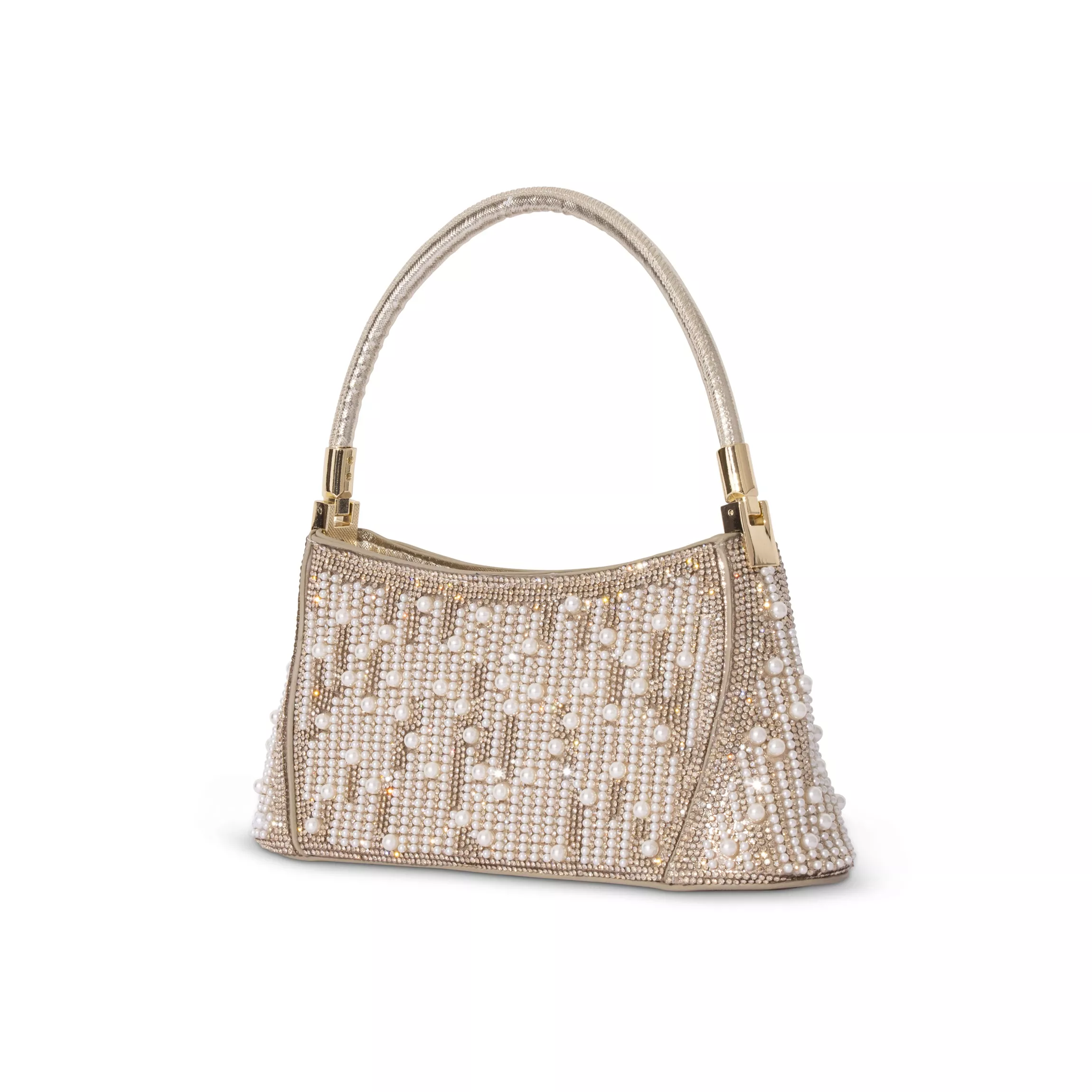 Dazzling Imported Party Hand Bag- 3929 (Golden)