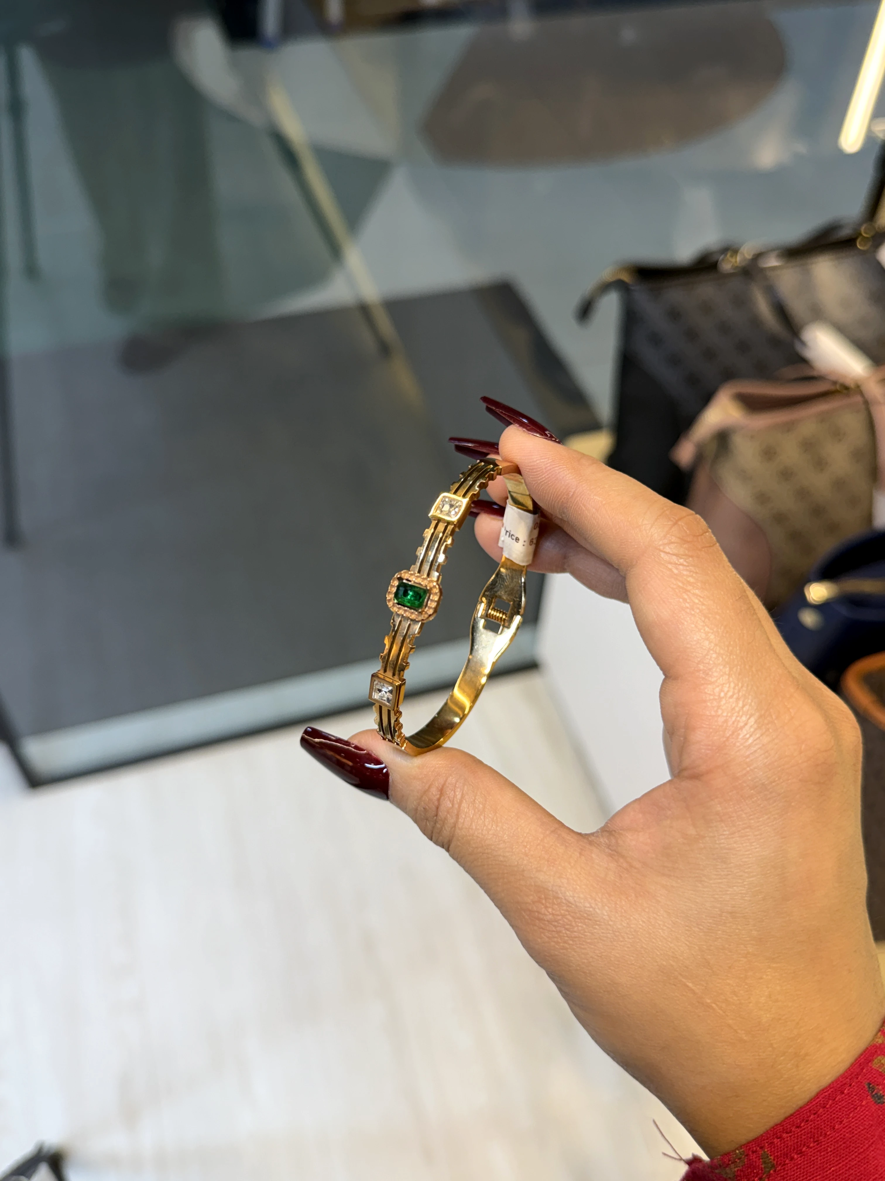 Stainless Steel Bangles – 0644 (Golden)