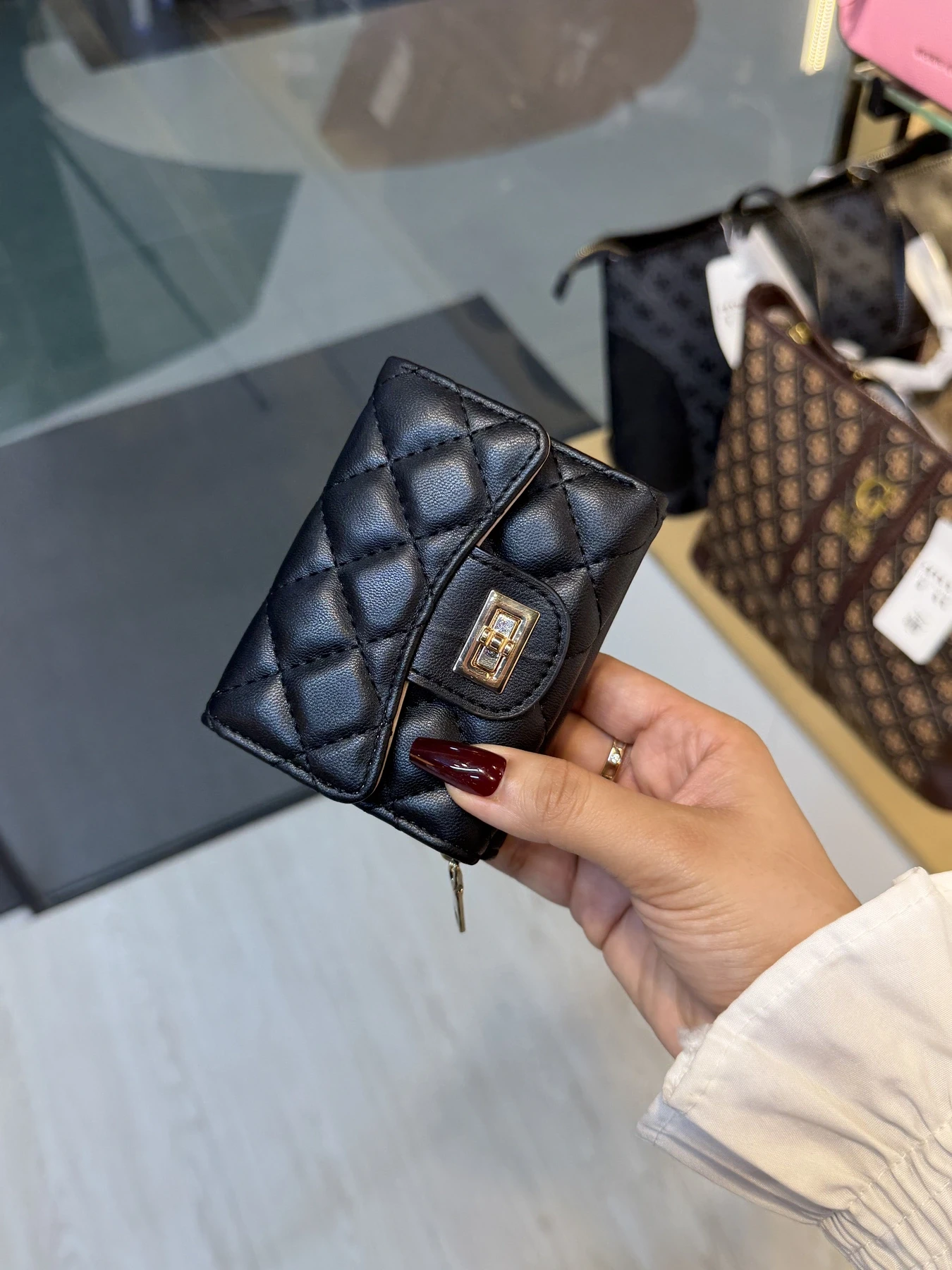 Elegant Ladies Wallet - WLT -  272 (Black)