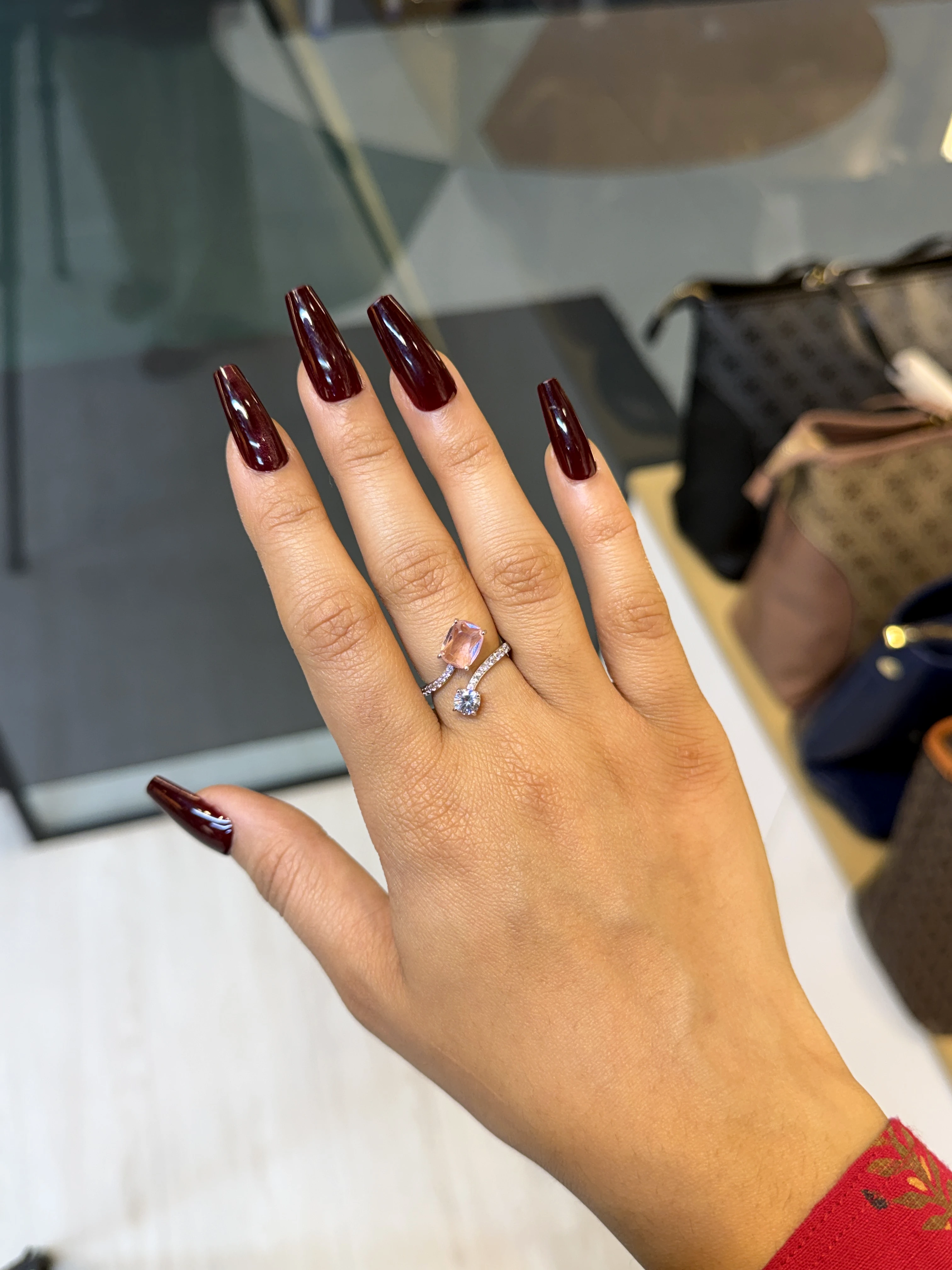 Exclusive Adjustable Ring-R15688K800 (Pink)