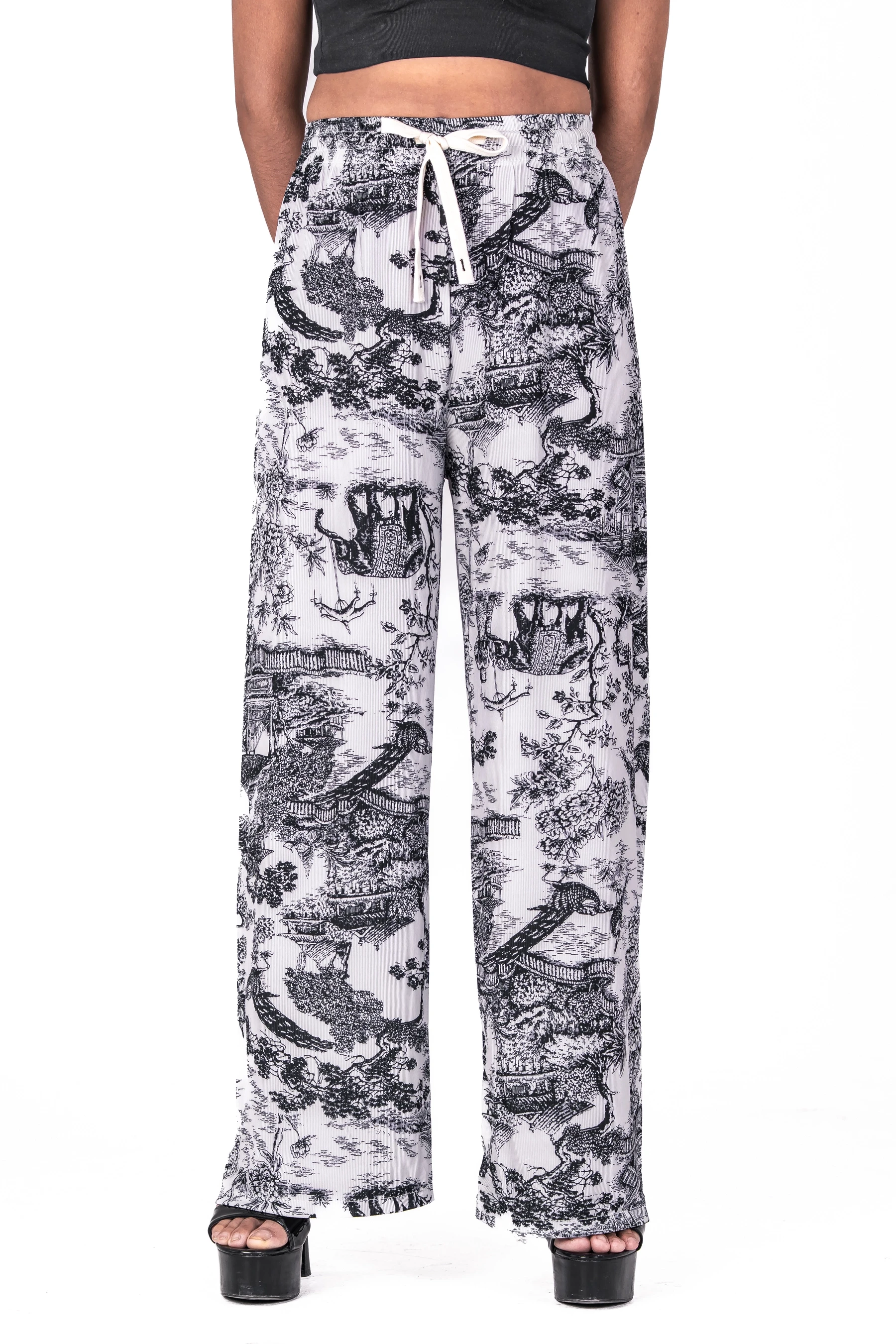 Thai Printed Palazzo - 9927 (J)