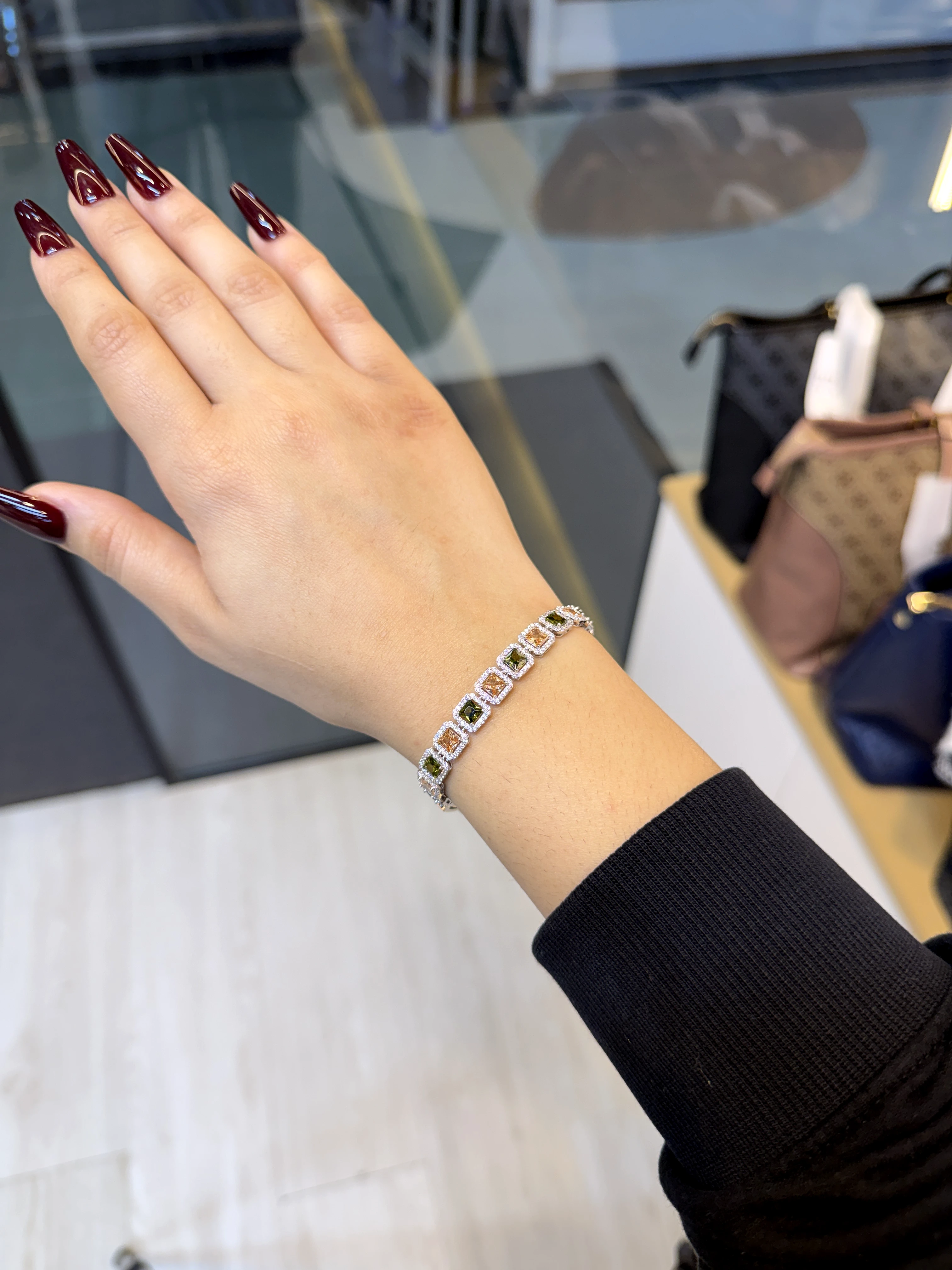 Exclusive Zircon Stone Bracelet - 9211038K110 (Multi-Stone)