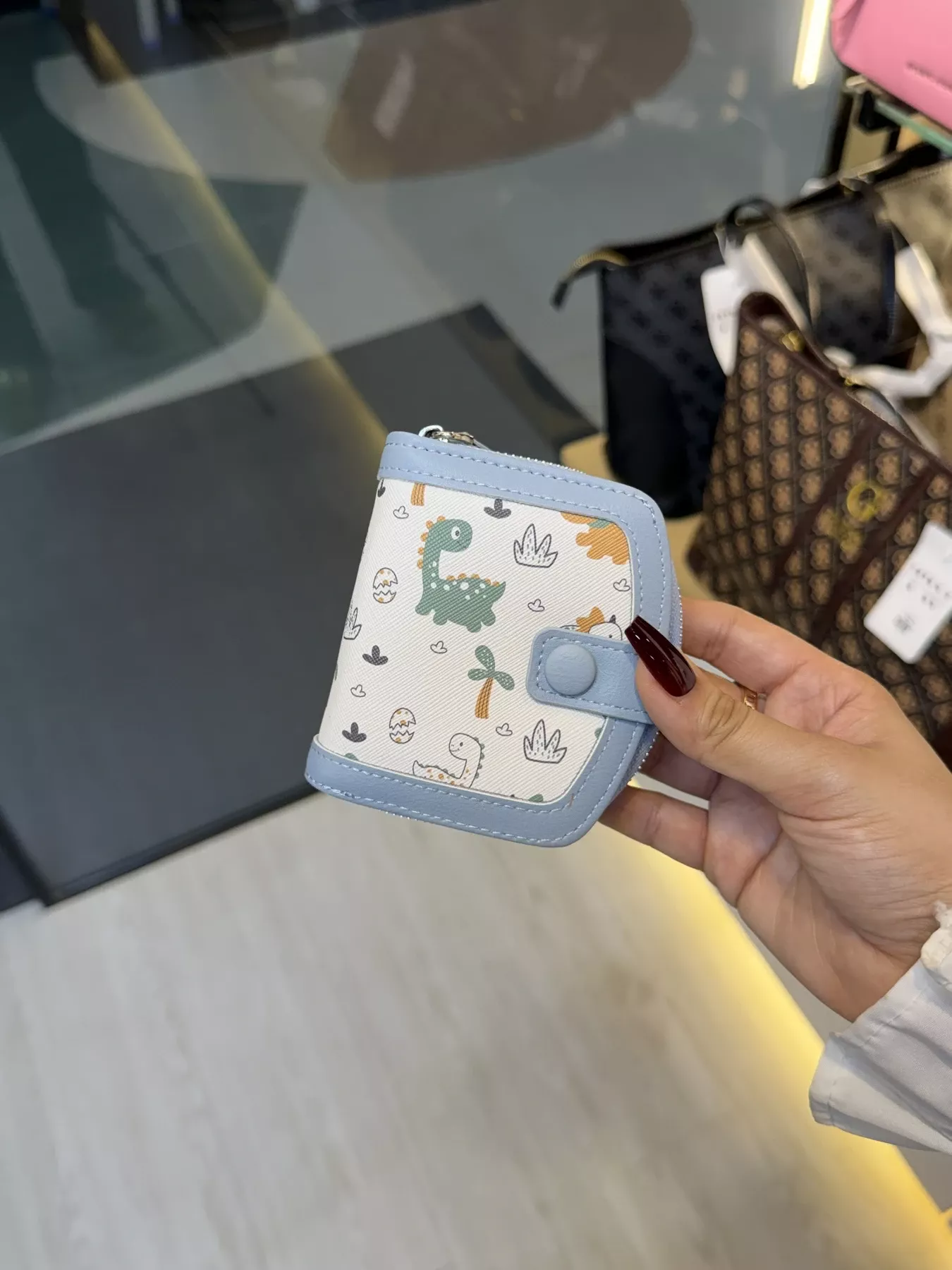 Elegant Ladies Wallet - WLT -  547 (Sky)