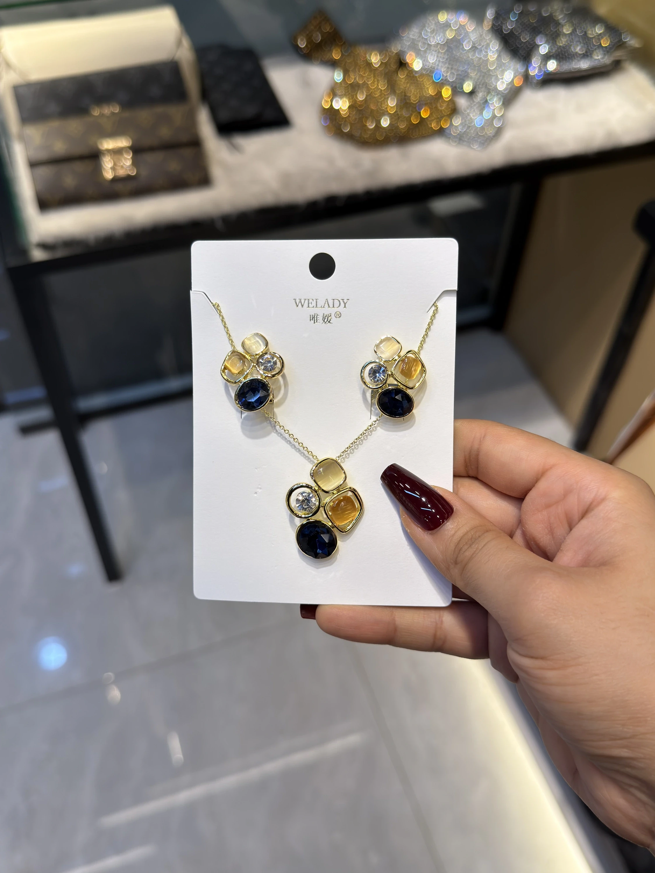 Exclusive Necklace Set – NKS-31 (Mix Colour)