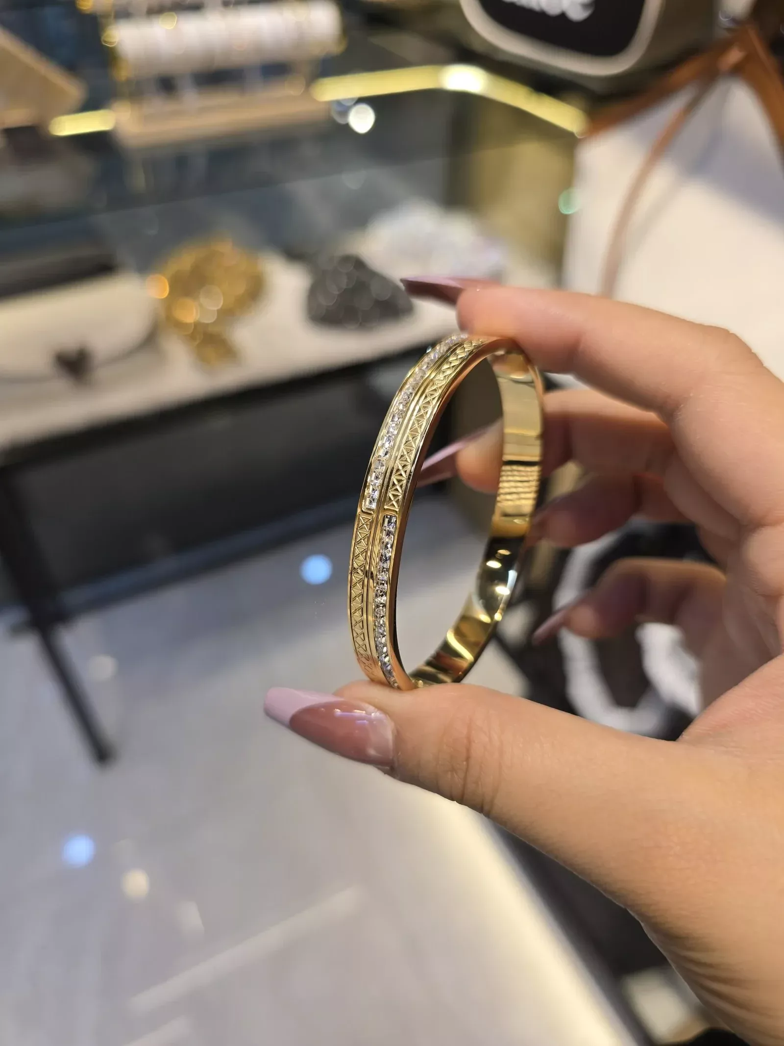 Stainless Steel Imported Bangles - 0425