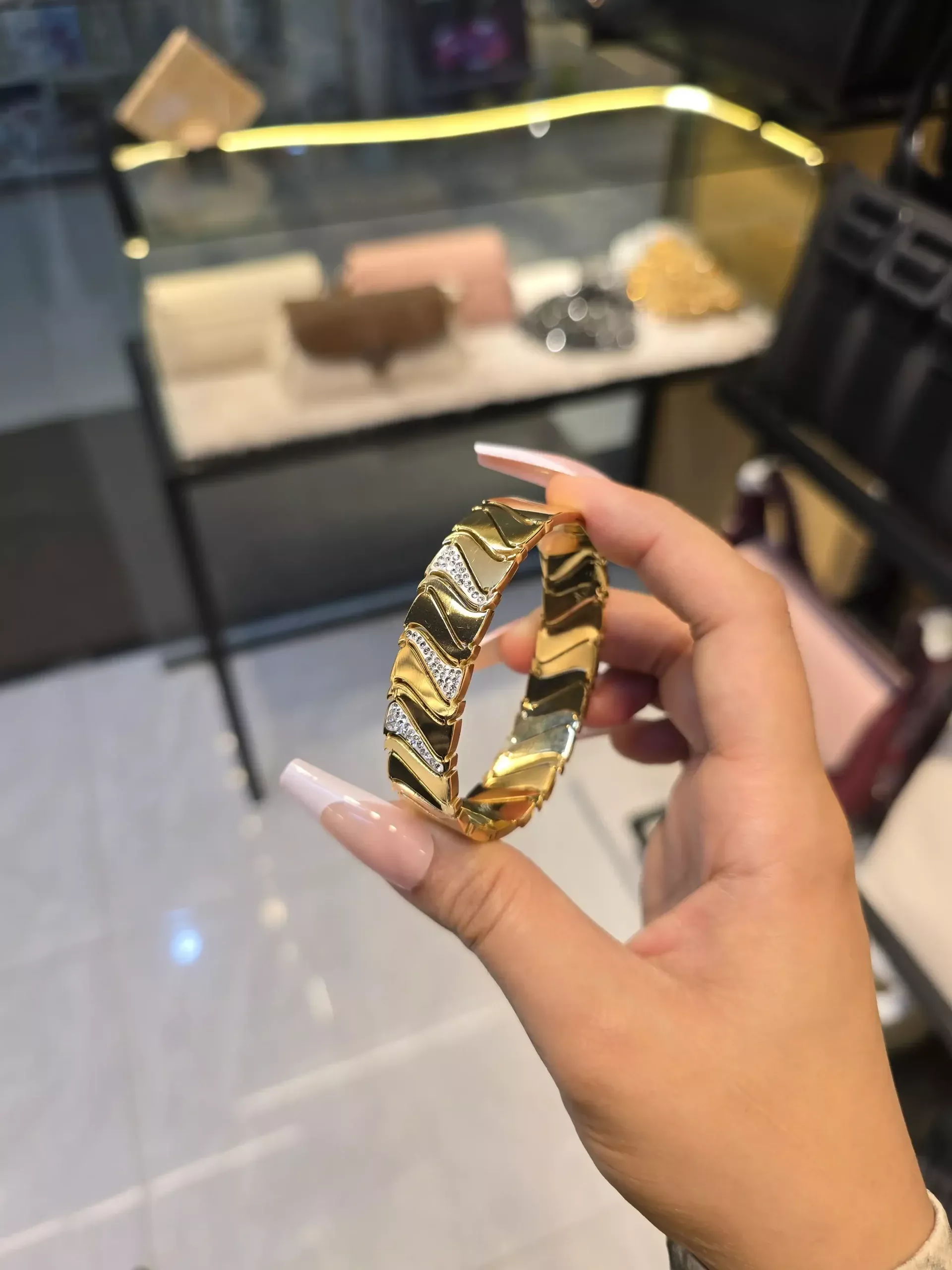 Stainless Steel Imported Bangles - 4634