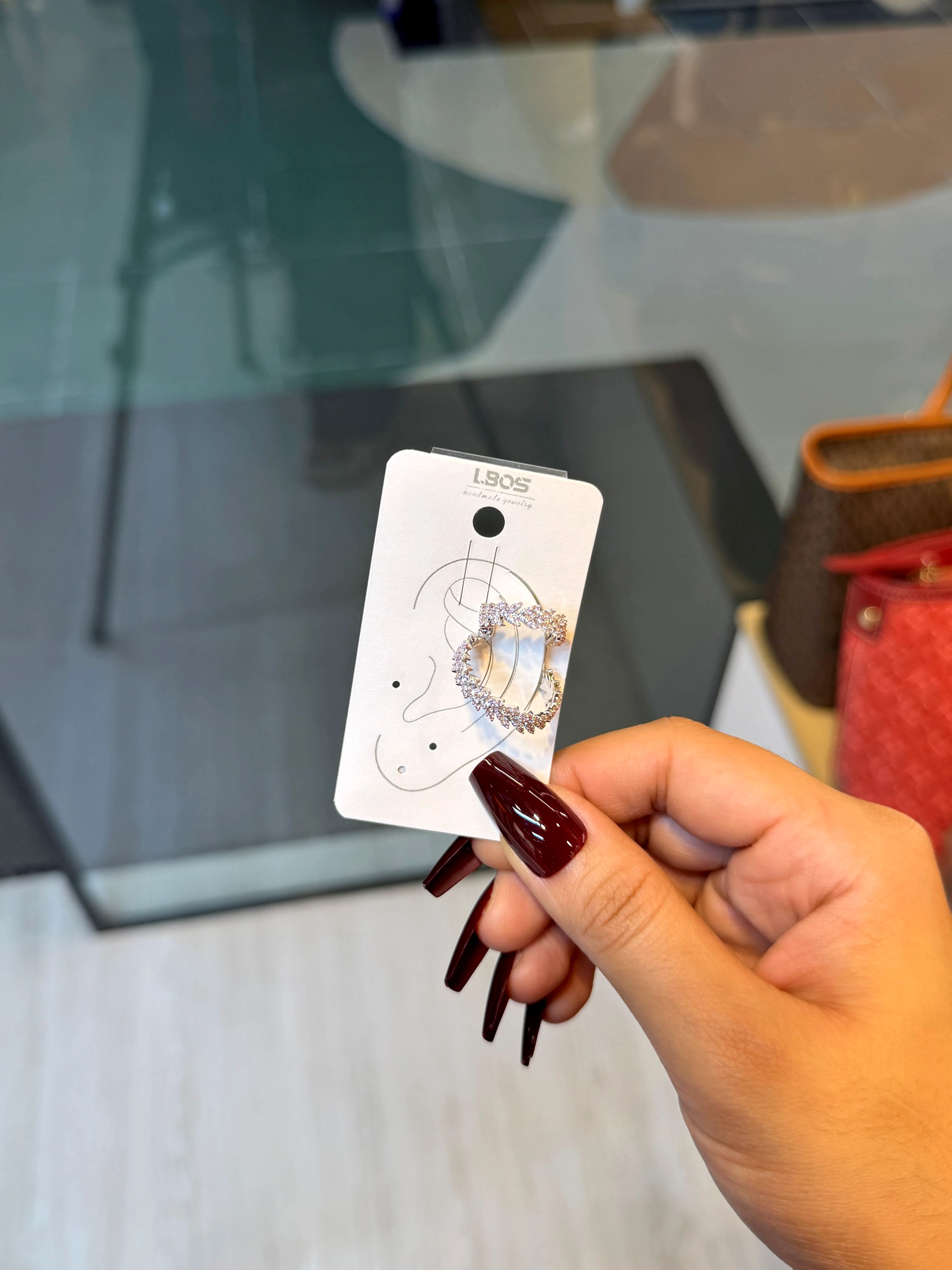 High-End Stone Ear Cuff -  1314700k116 (Silver)