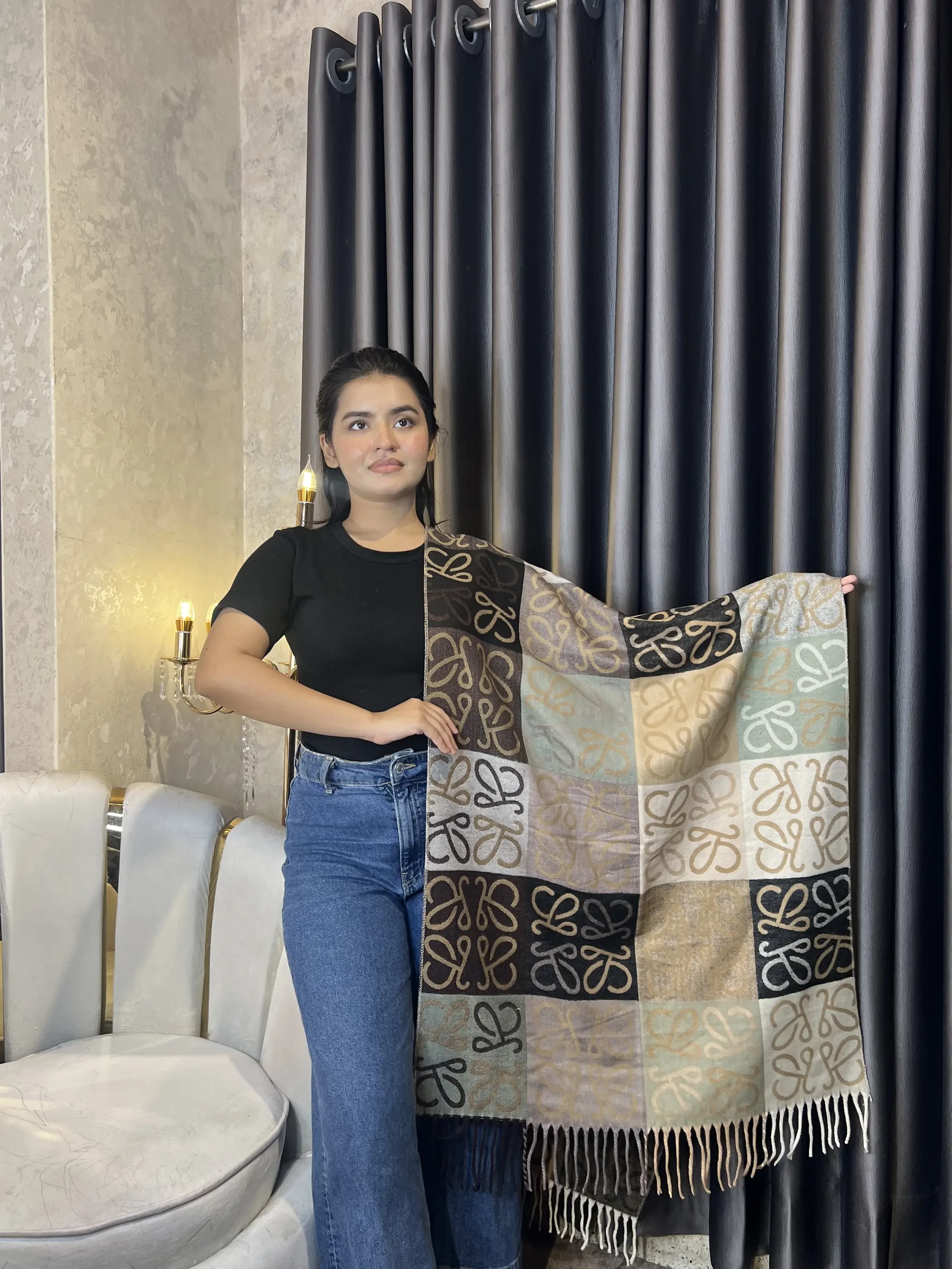 Winter Premium Shawl - TRB-003 (Mixed-006)