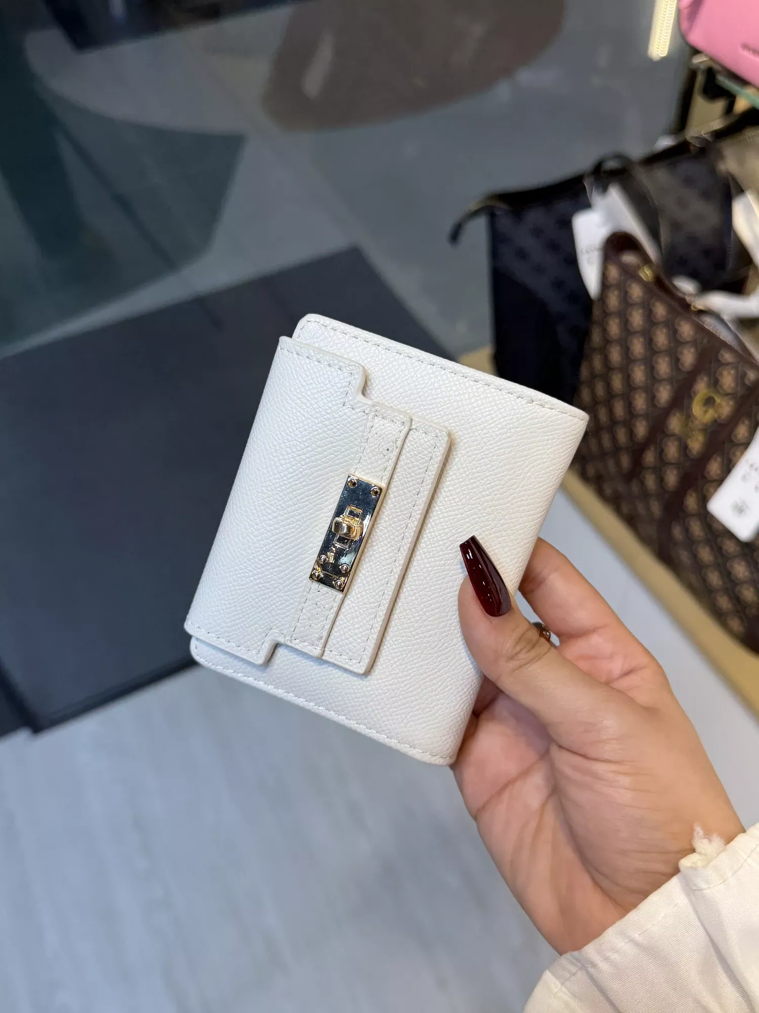 Elegant Ladies Wallet - WLT -  69307 (White)