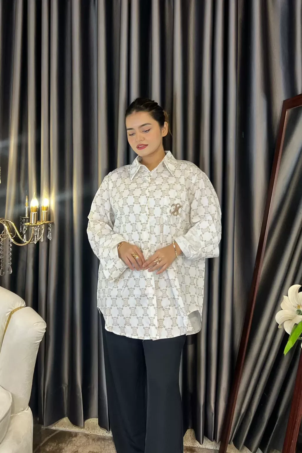 Korean Imported Shirts - 611 (White)