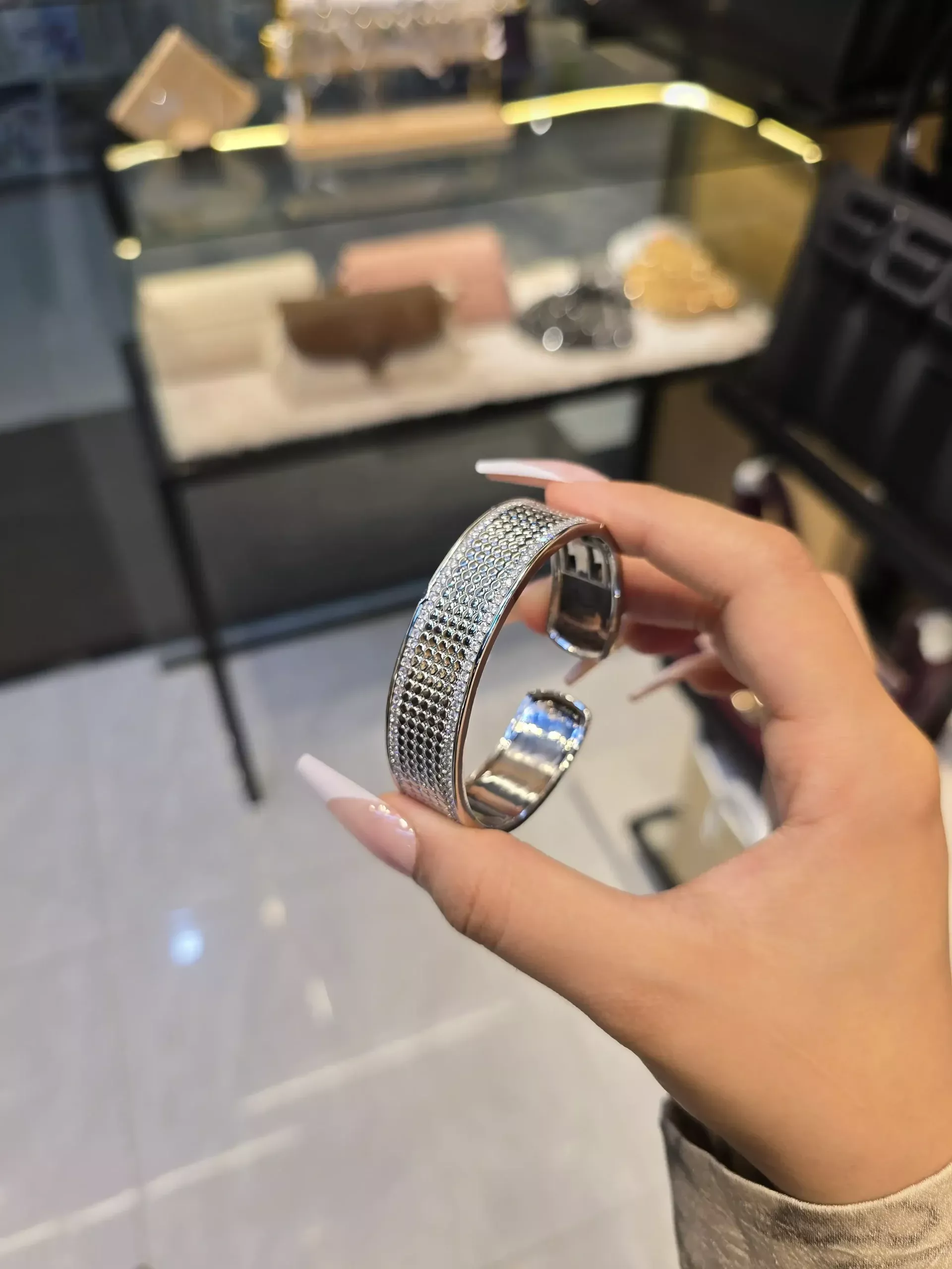 Zircon Stone Imported Bangles - 9108256K811