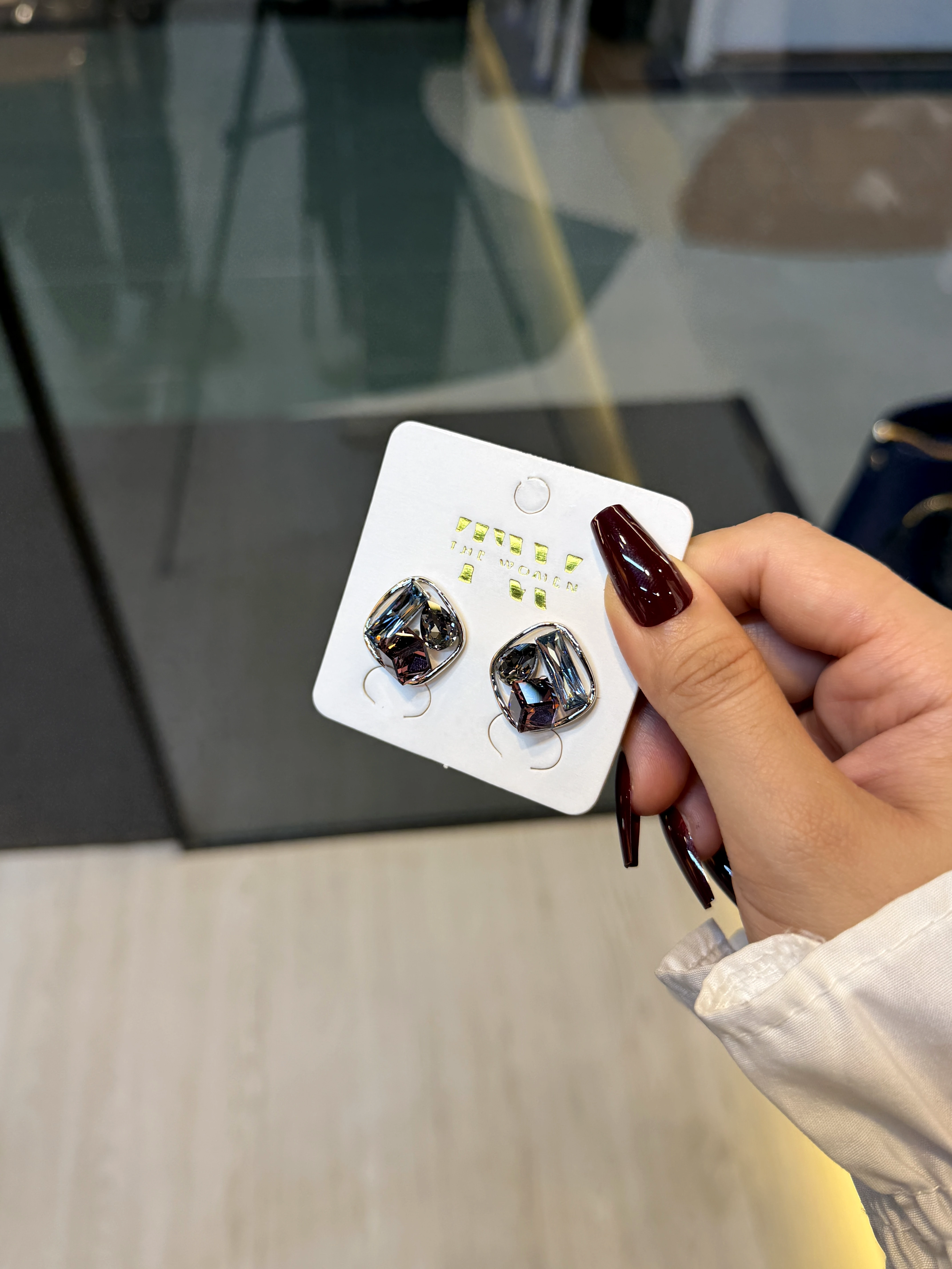 Premium Stone Earring - 1329939K443 (Multi-Stone)