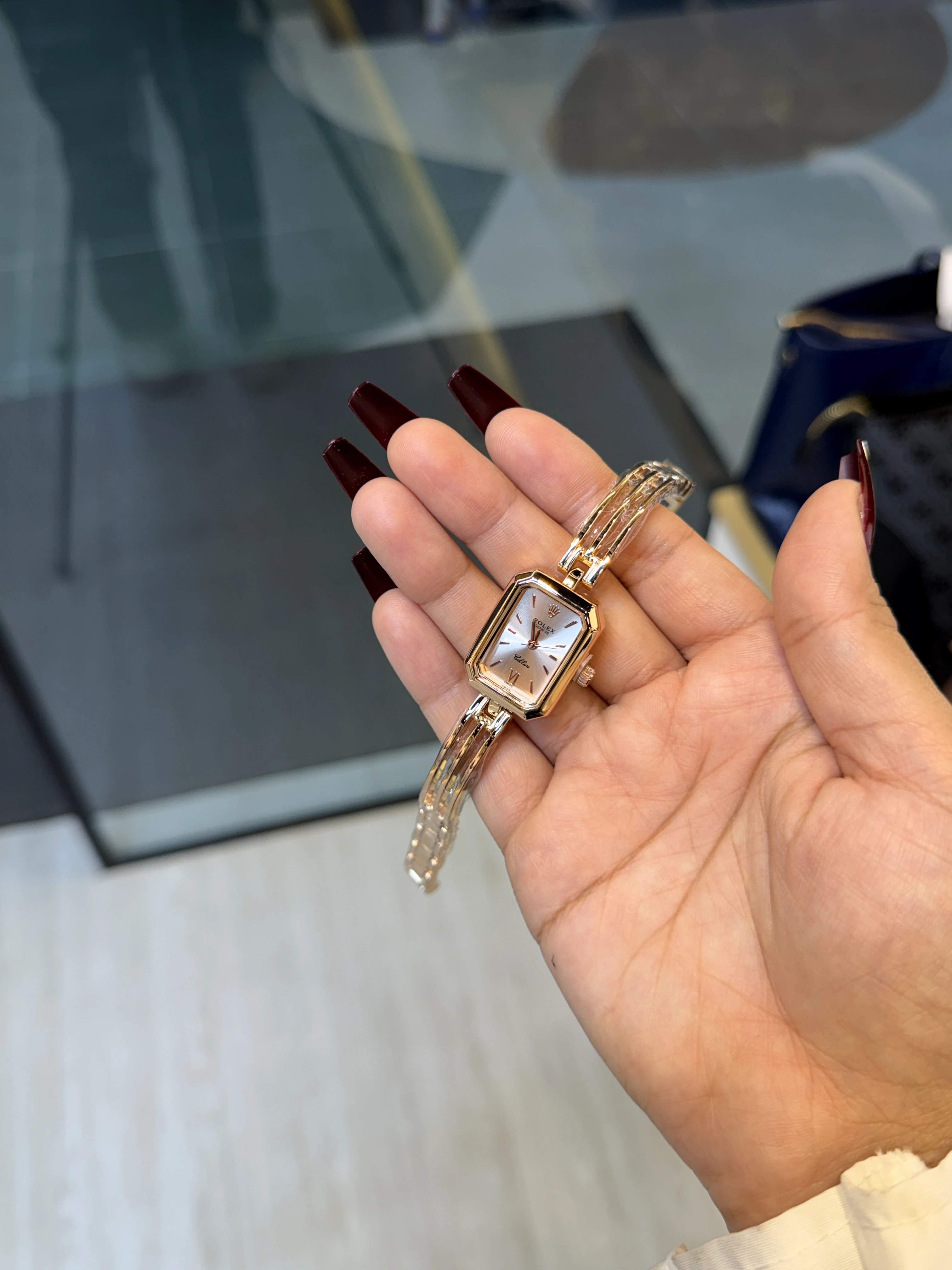 Premium Stainless Steel Watch RLX-001 (Rose Gold)