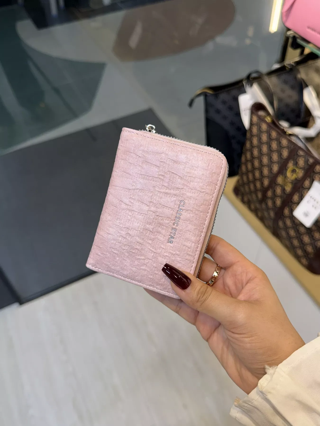Elegant Ladies Wallet - WLT -  555 (Light Pink)