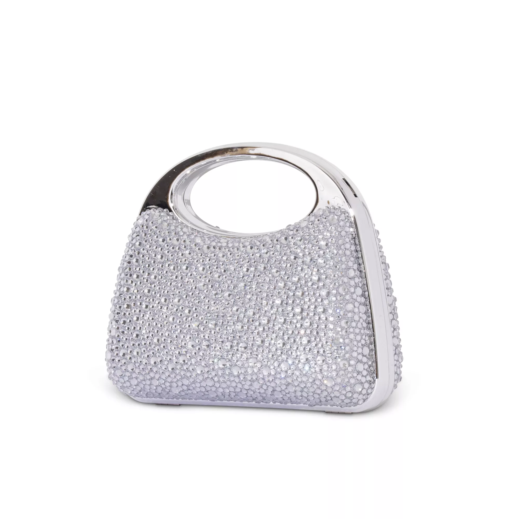 Luxury Imported Party Clutch - 5001 (Silver)