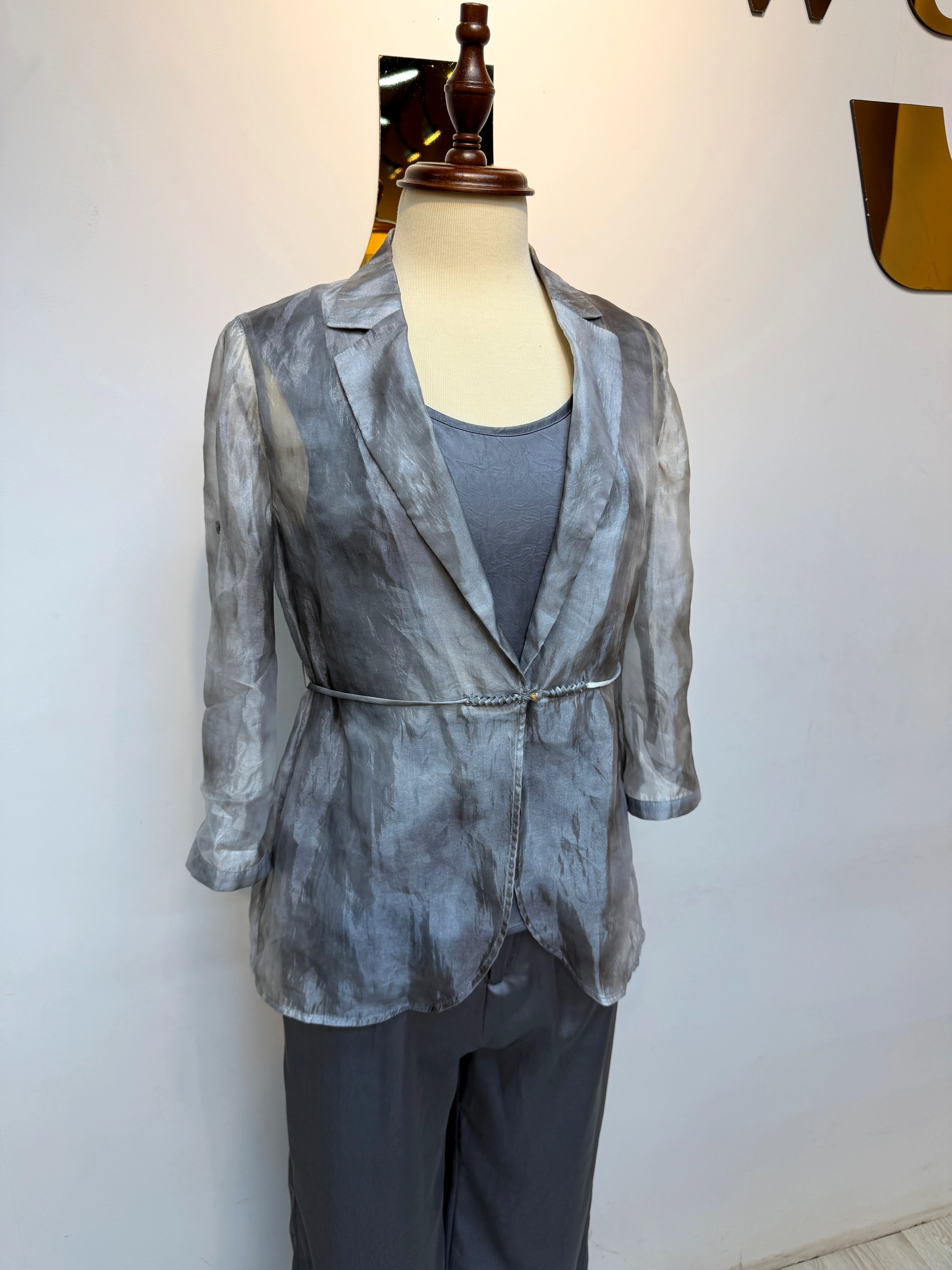 Thai Imported Co Ord Set - COD-968 (Ash)