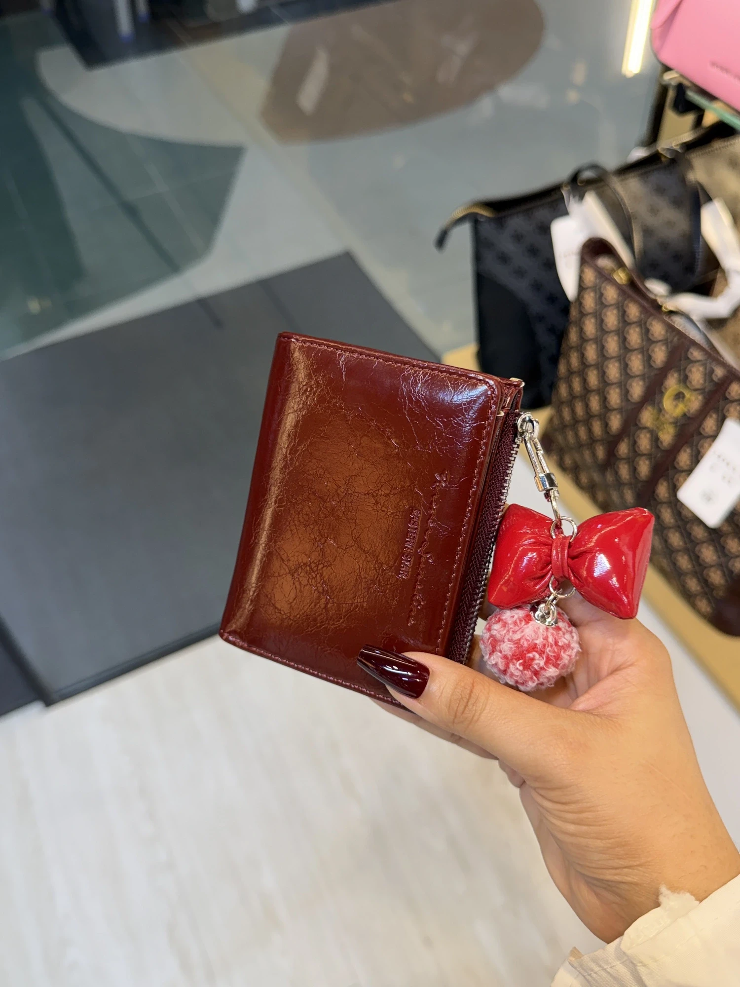 Elegant Ladies Wallet - WLT -  607 (Maroon)