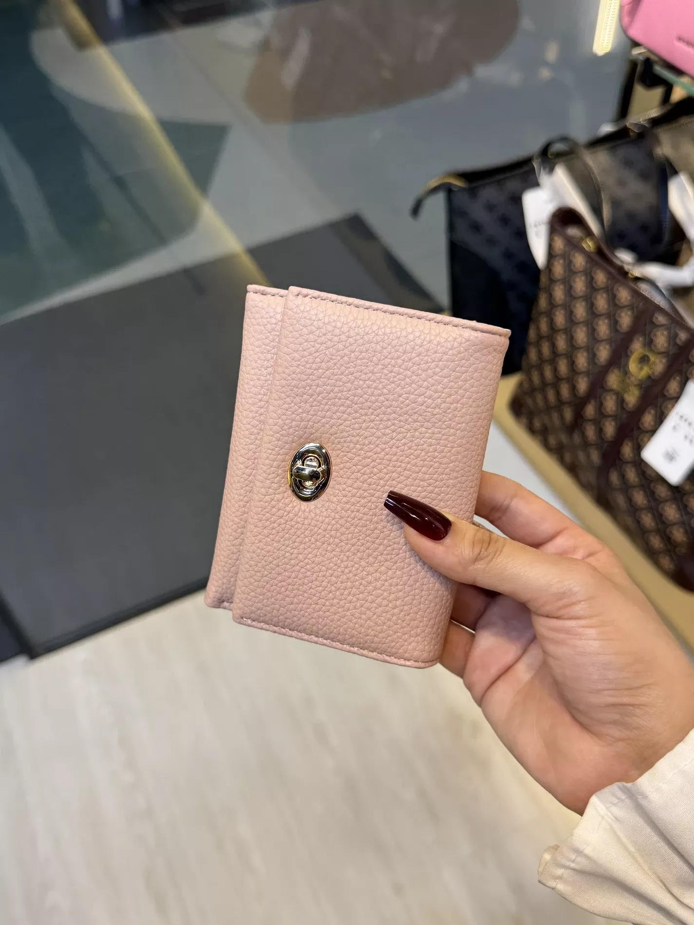 Elegant Ladies Wallet - WLT -  396 (Pale Pink)