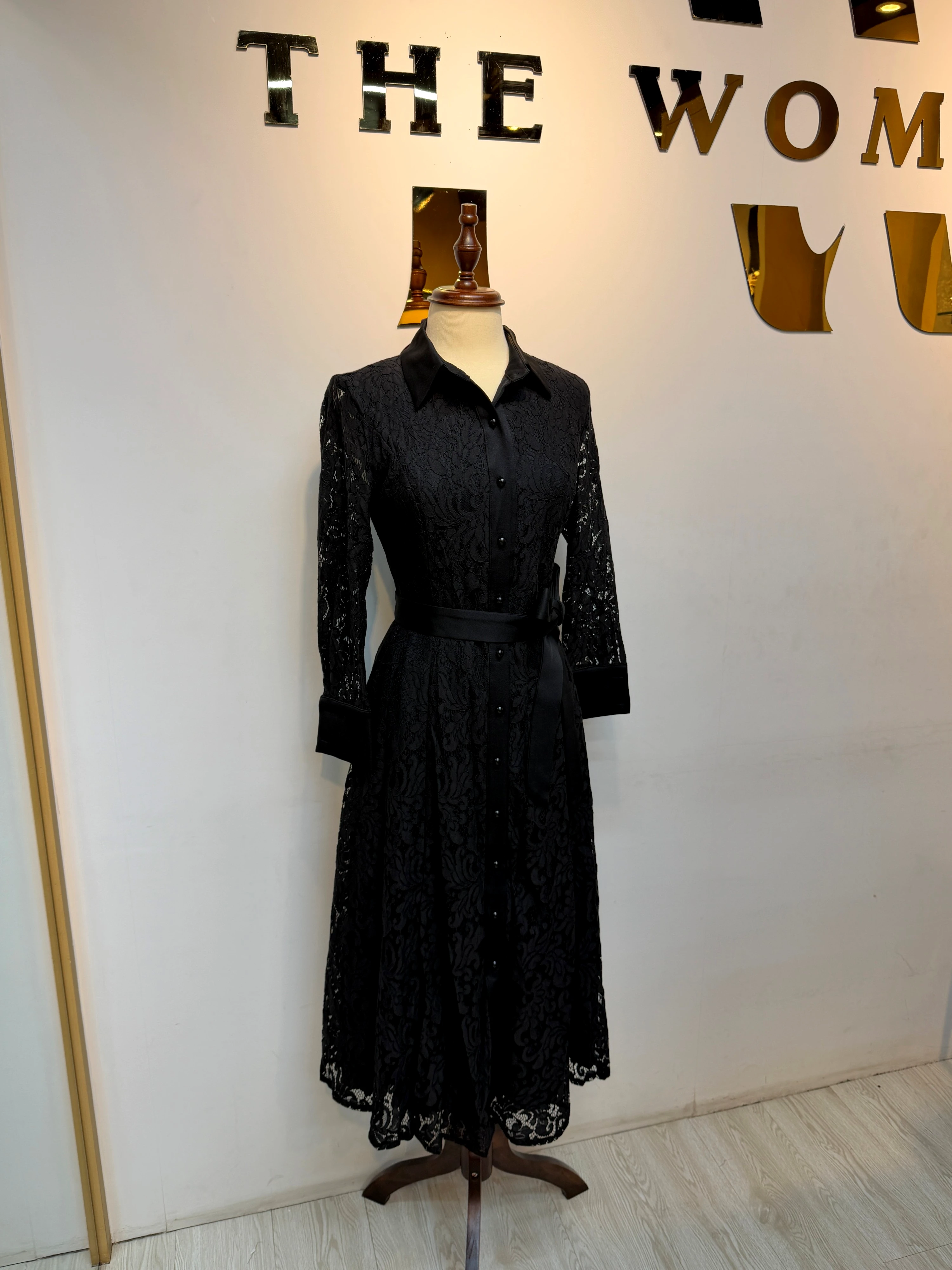 Thai Long Gown - 1381 (Black)